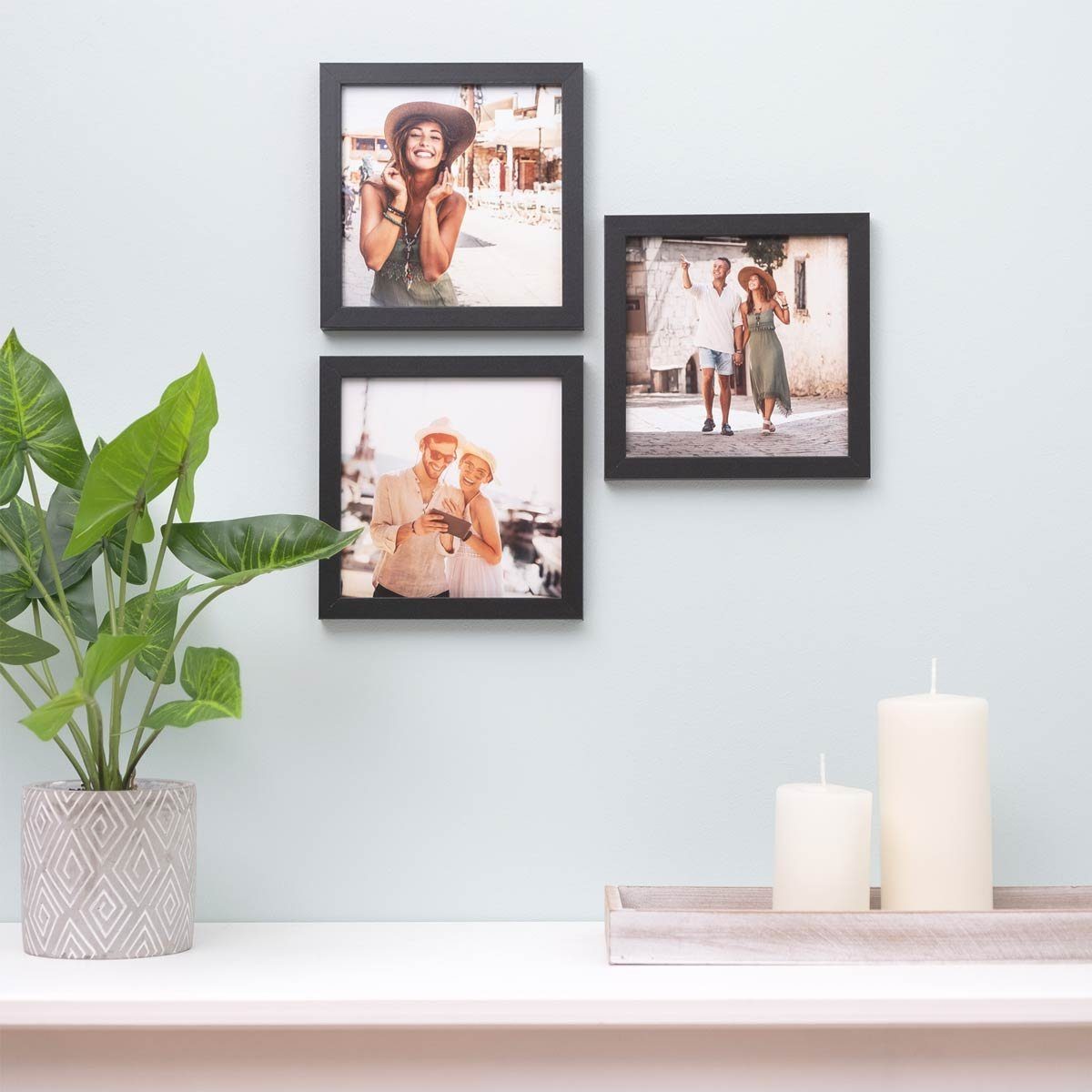 PHOTOLINI Bilderrahmen 3er Set, stabiles MDF-Holz, günstig online kaufen