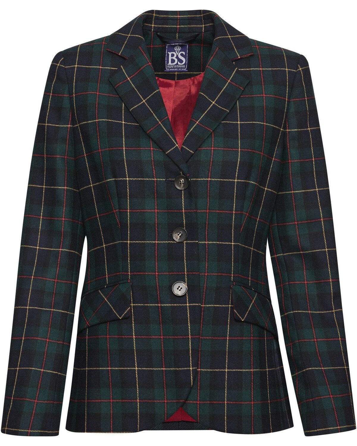 Brigitte von Schönfels Jackenblazer Karo-Blazer günstig online kaufen