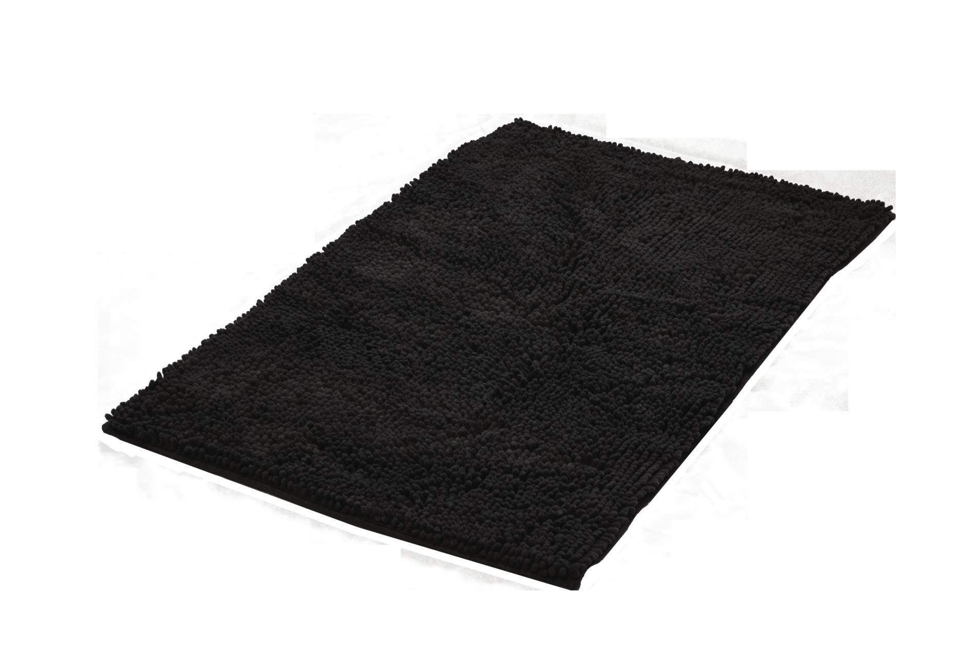 Ridder Badematte Soft schwarz, Höhe 2 günstig online kaufen