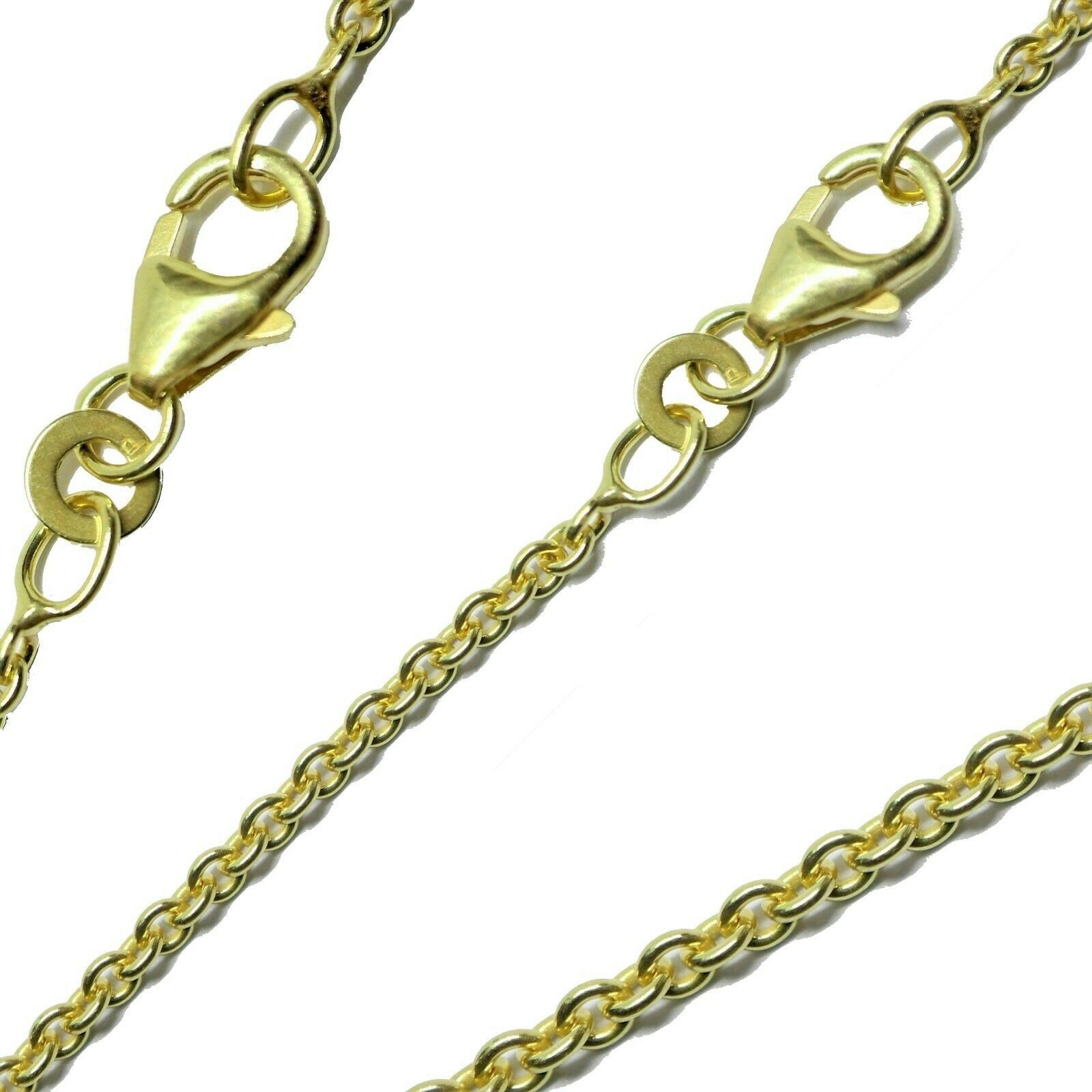 2,40mm edle Halskette, & rund 8K 333 G 42-60cm Made Gold Ankerkette J Germany Collier in hochwertige