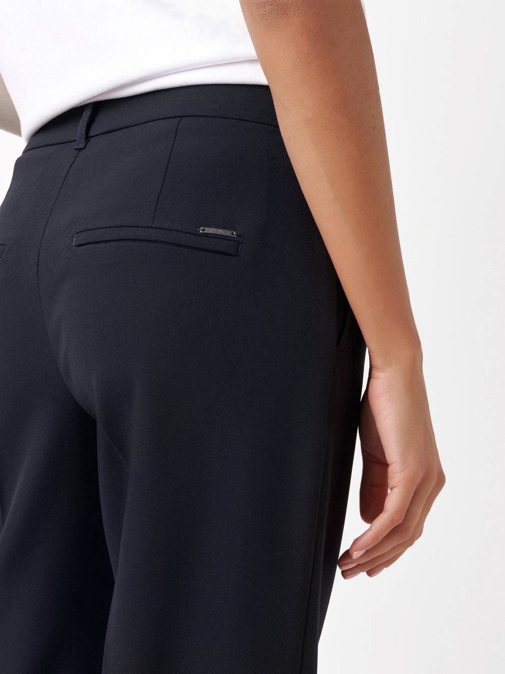 ROSNER Bügelfaltenhose May_305 (1-tlg) mit weitem Beinverlauf