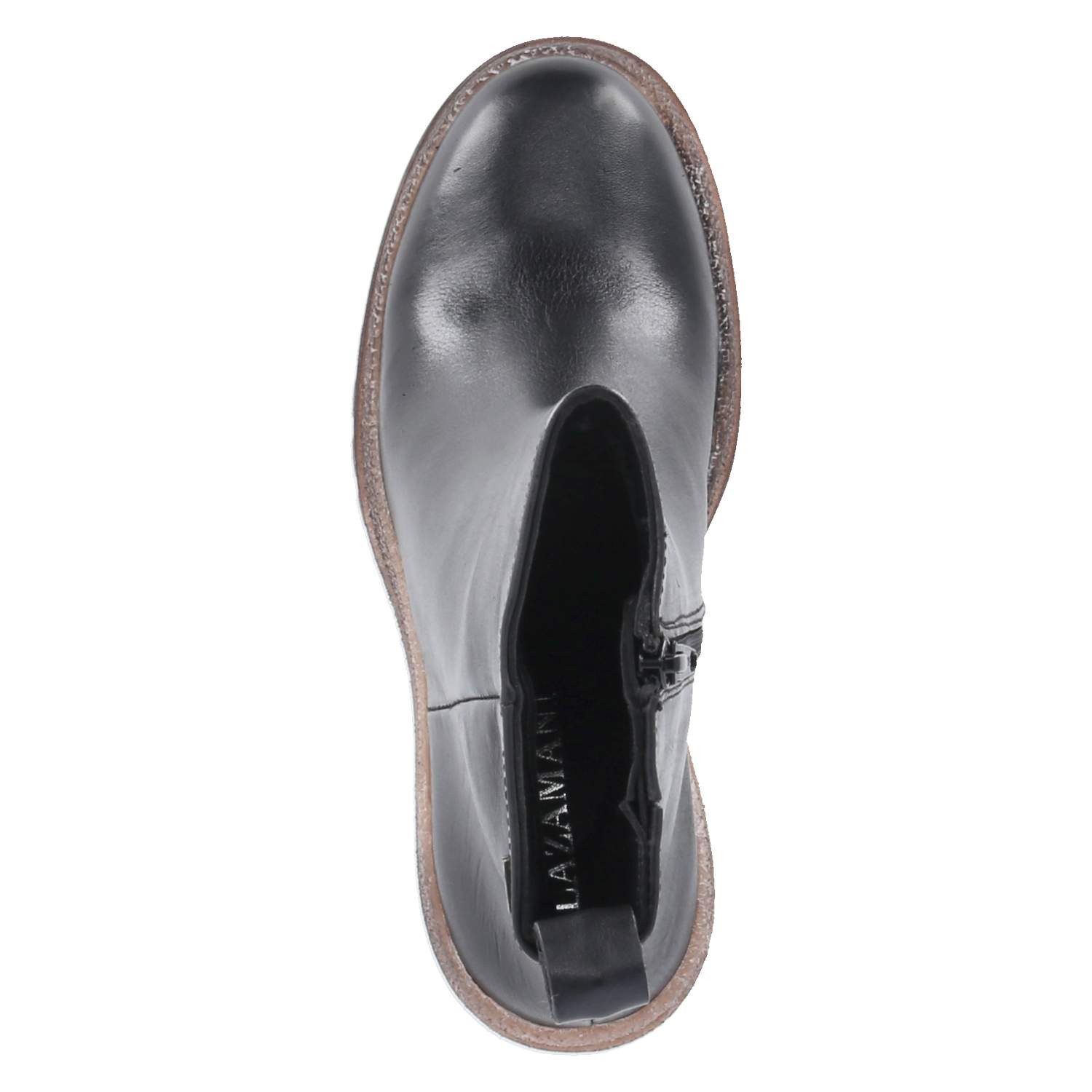 Lazamani LAZAMANI LA85727 BLACK Damen Glattleder black Schlupfstiefel