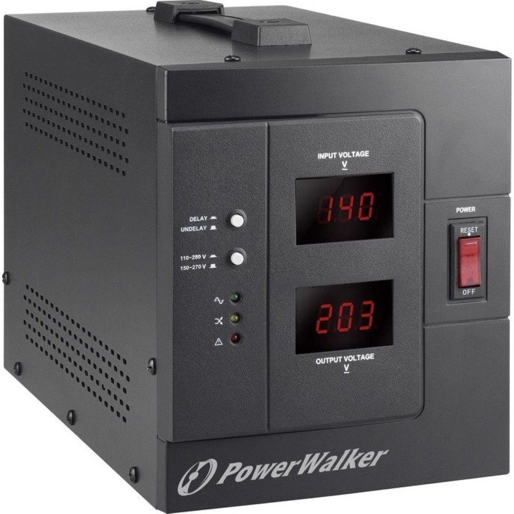 PowerWalker AVR SIV Spannungsregler Spannungswandler - - 3000 schwarz BlueWalker