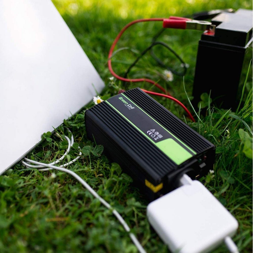 Green Cell Spannungswandler Power Inverter - KFZ Spannungswandler - schwarz