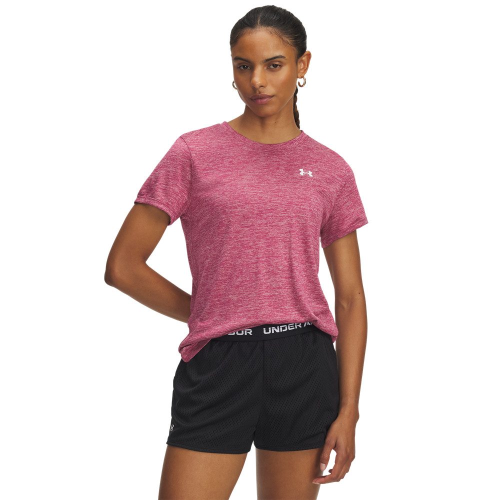 Under Armour® Shirtbluse TECH SSC- TWIST FUCHSIA DUSK