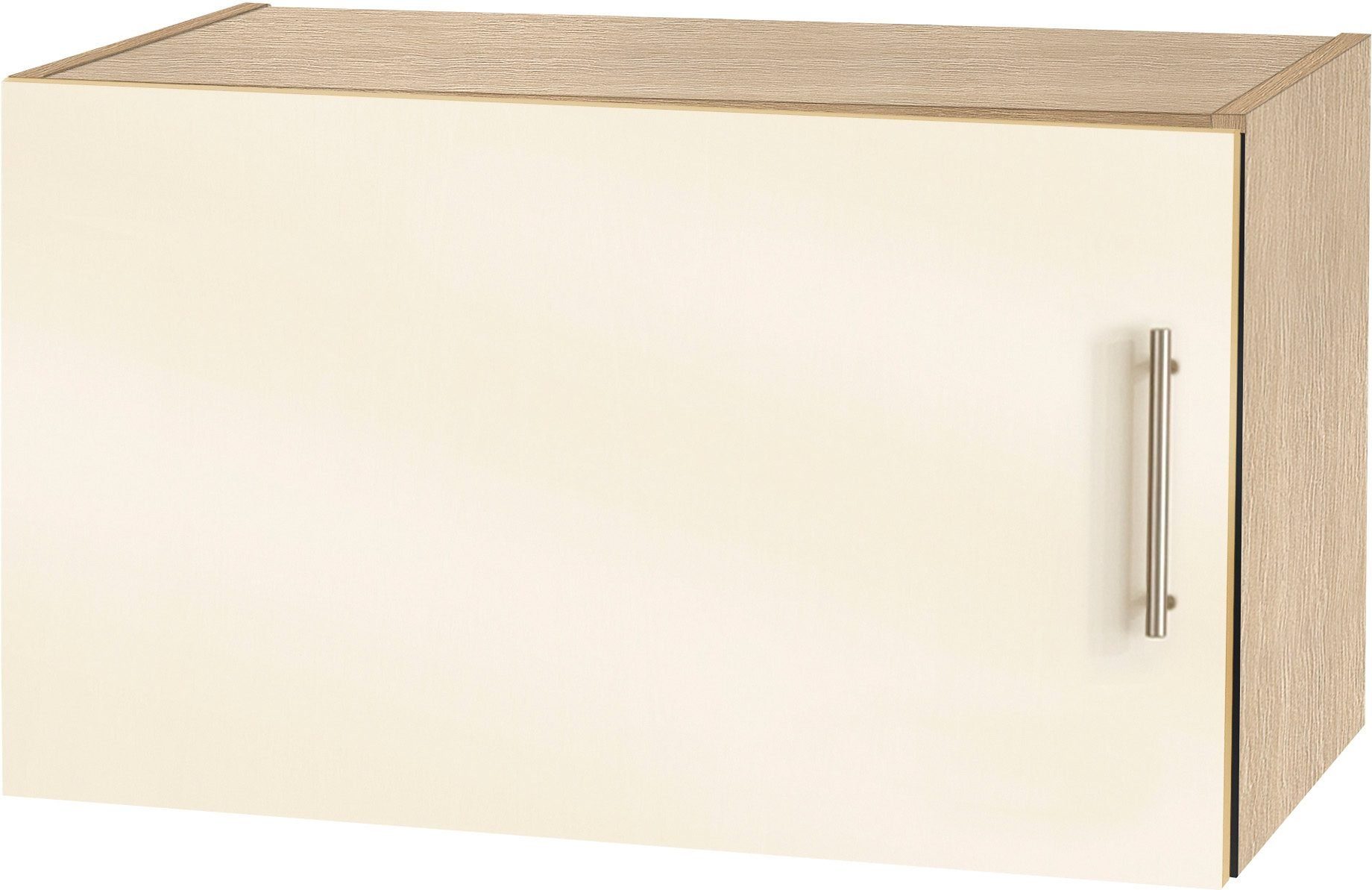 wiho Küchen Kurzhängeschrank Kiel 60 cm breit Vanillefarben | Eichefarben