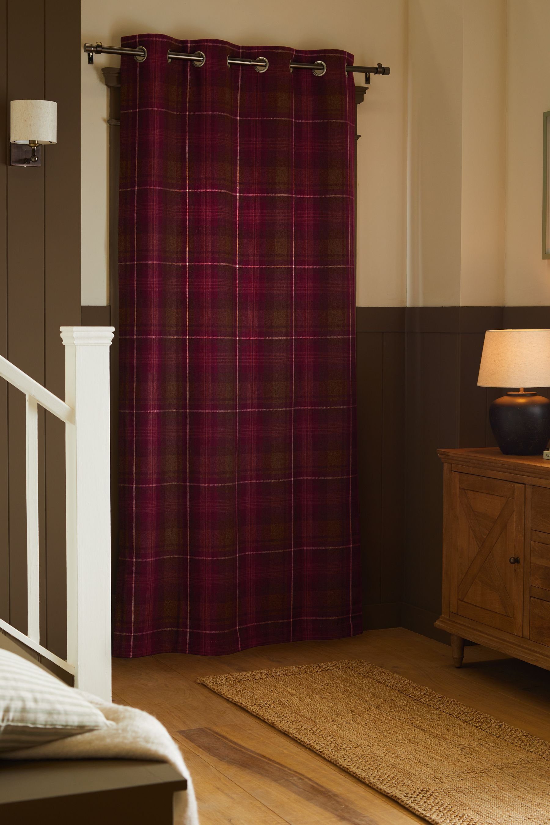 Next Türvorhang Tür-Ösenvorhänge mit Highland-Karos (1 St) günstig online kaufen