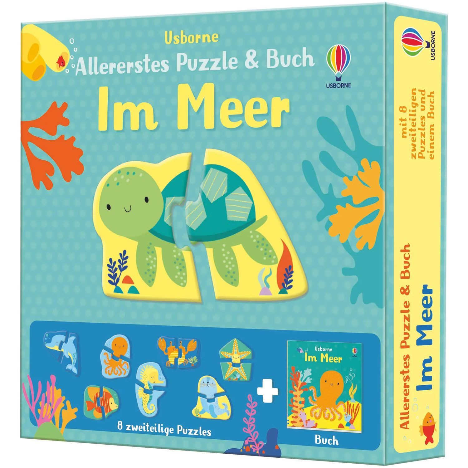 Usborne Verlag Puzzle Allererstes Puzzle & Buch: Im Meer, Puzzleteile