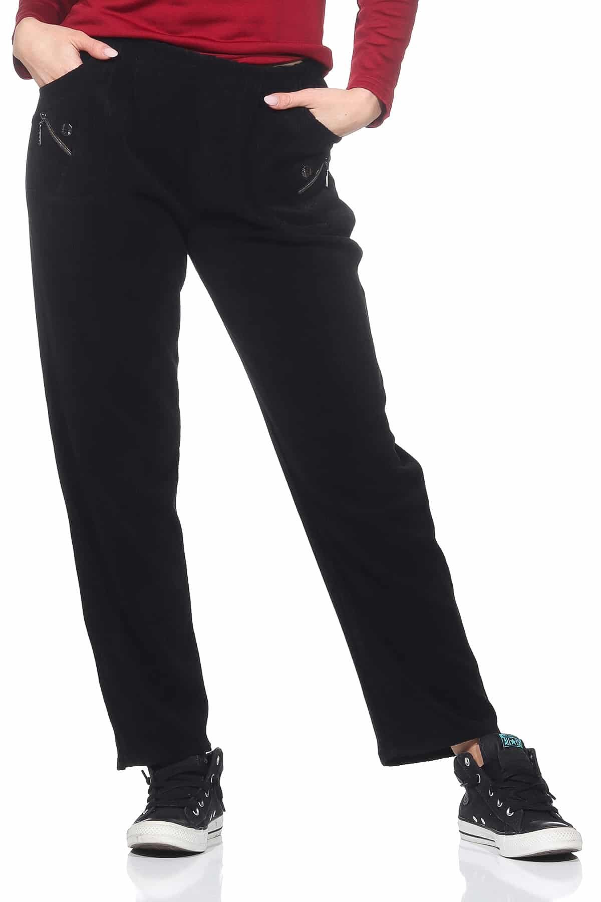 Cherry Berry Cordhose Stretchhose Damen Weiche Cord Schlupfhose Kurzgröße Kurzgröße, elastischer Bund, Unifarben