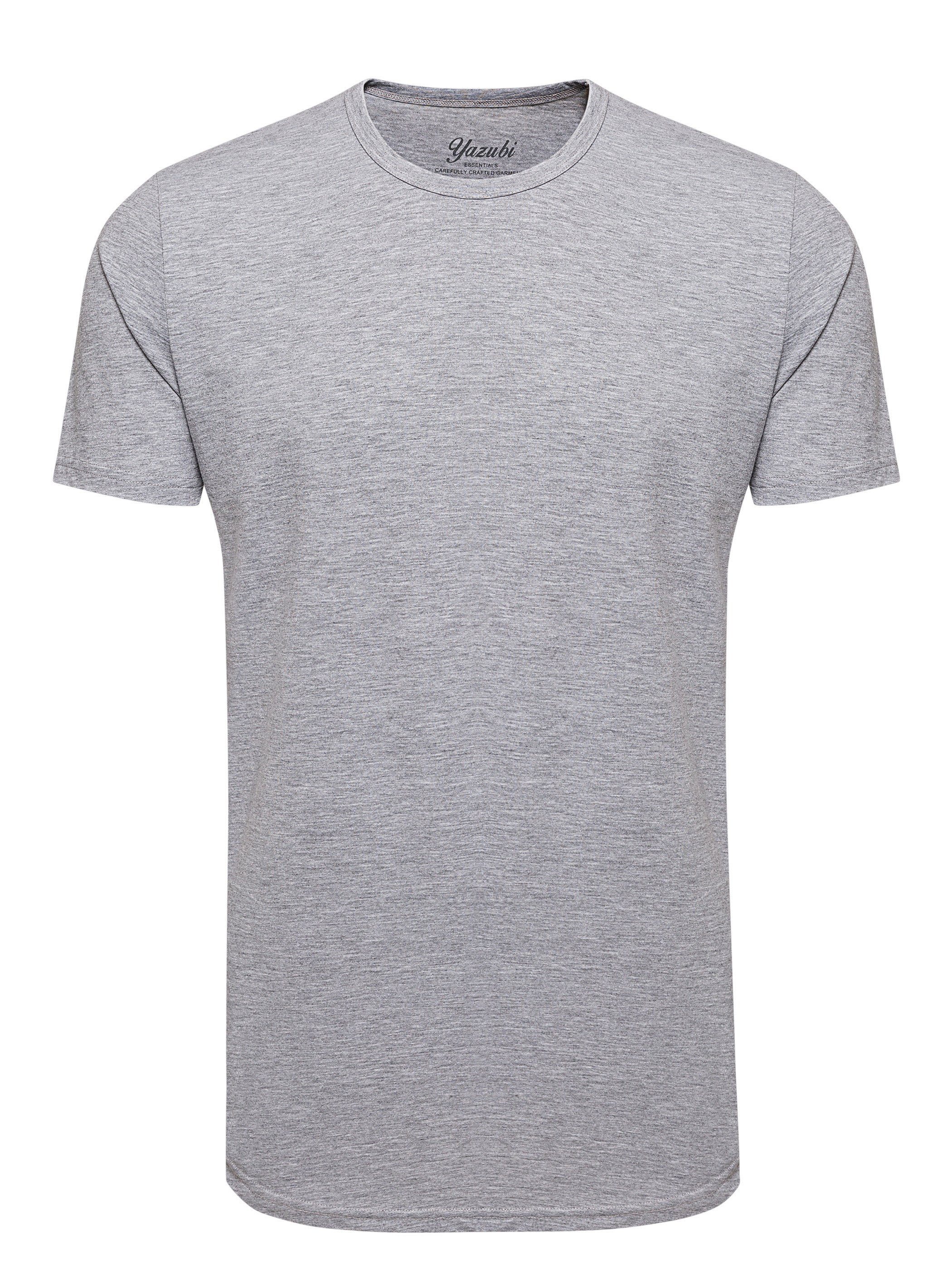 Yazubi T-Shirt Max Shaped Long Tee 3-Pack (Set, 3er-Pack) modernes Rundhalsshirt