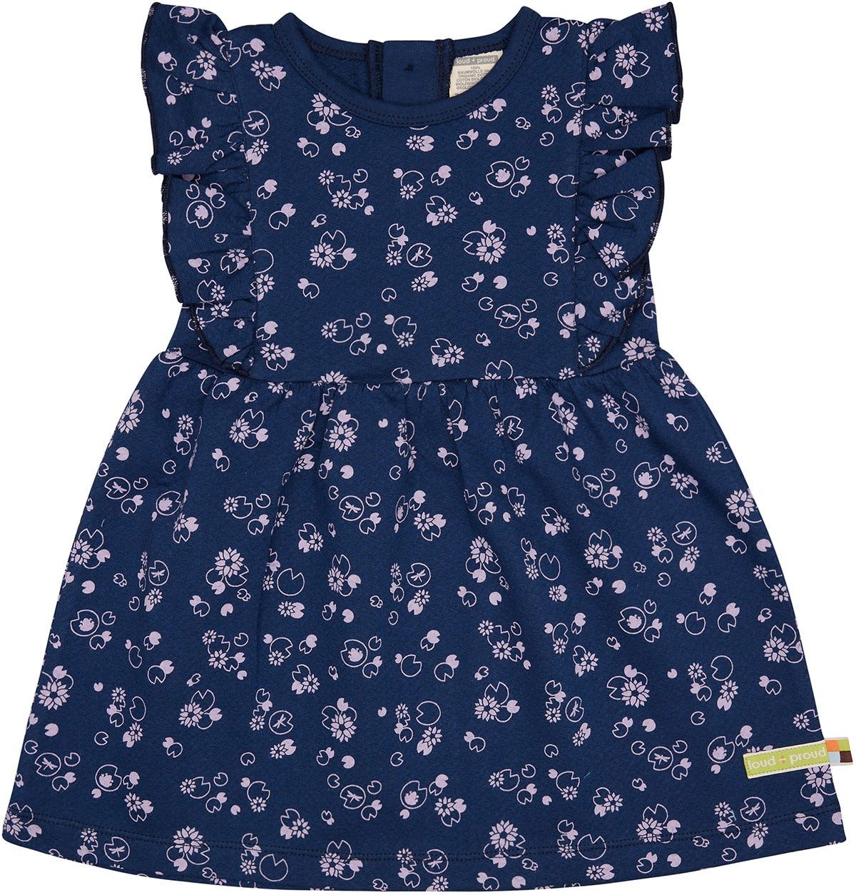 loud + proud Jerseykleid mit Druck Biobaumwolle