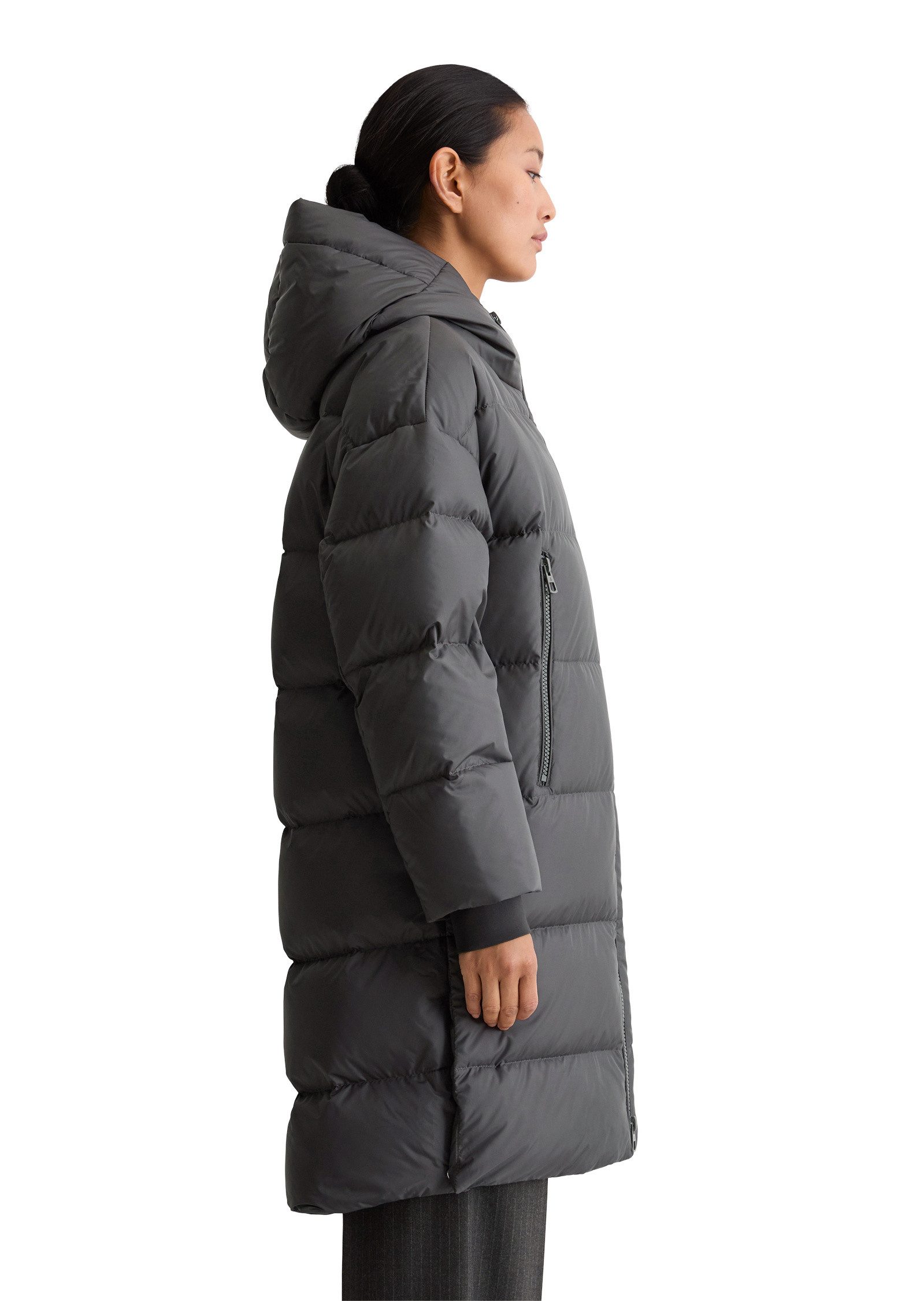 Marc O'Polo Daunenmantel aus recyceltem Polyester wasserabweisend günstig online kaufen