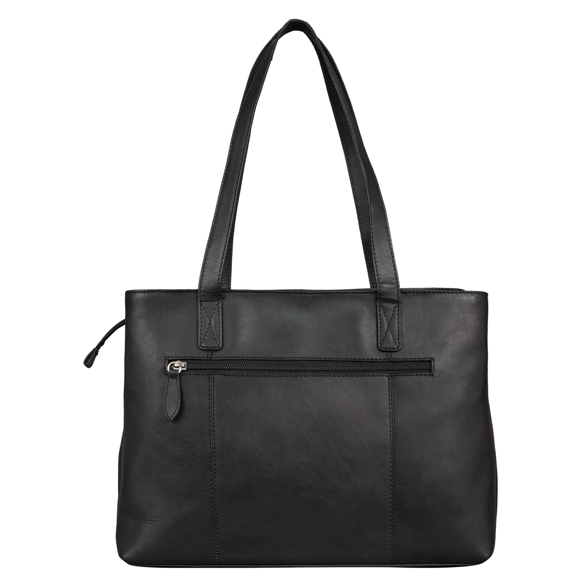 Benthill Henkeltasche Damen Echt Leder Handtasche Groß Vintage Umhängetasche Vintage Shopper, Reißverschlussfach – Bild 5 von 5