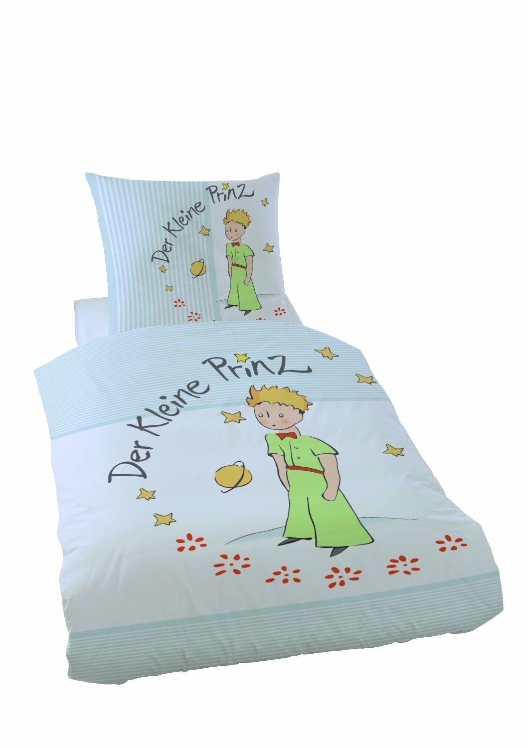 CTI Kinderbettwäsche Der kleine Prinz Saint-Exupéry Renforce 135 x 200 cm