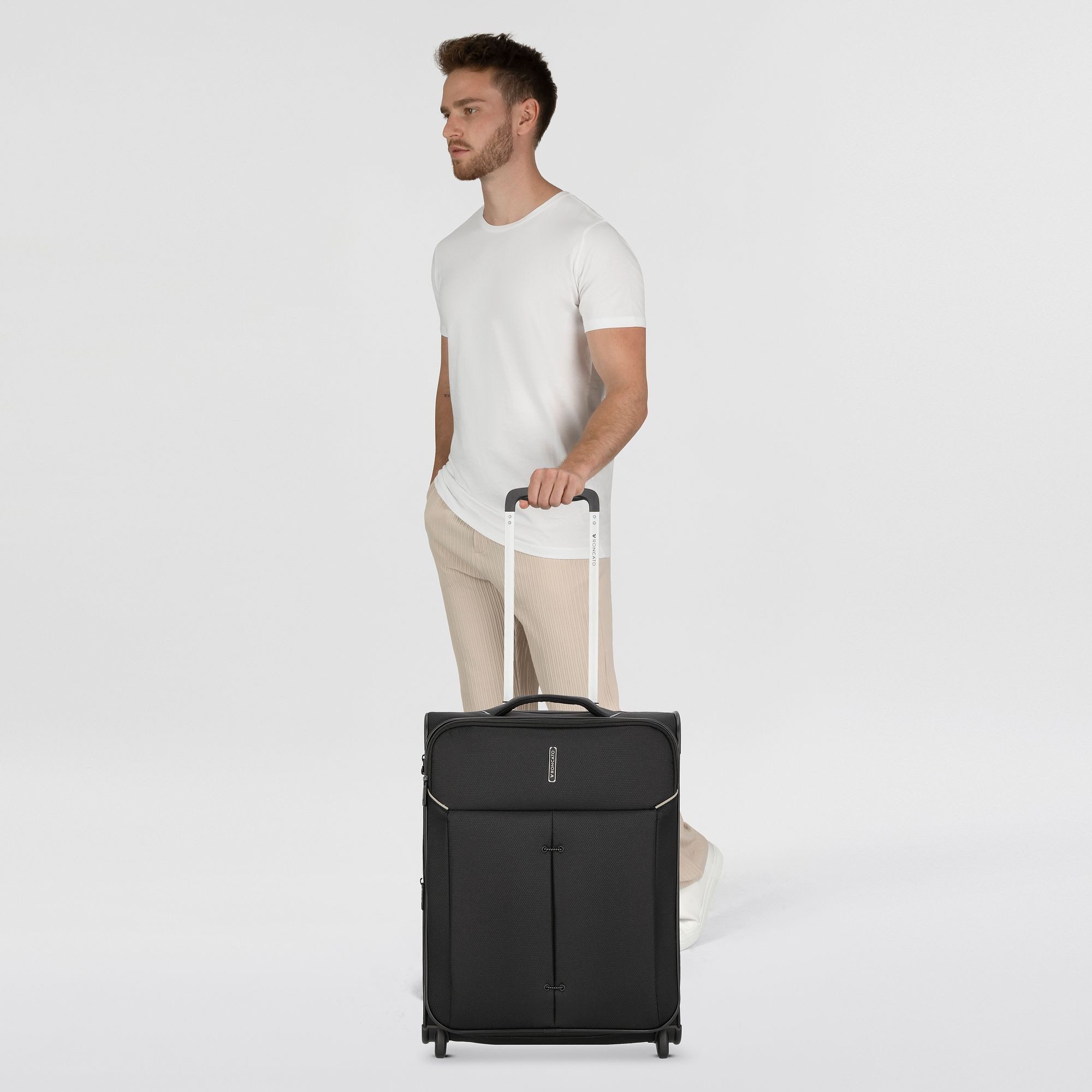 RONCATO Handgepäck-Trolley Ironik 2.0, 4 Rollen, PET