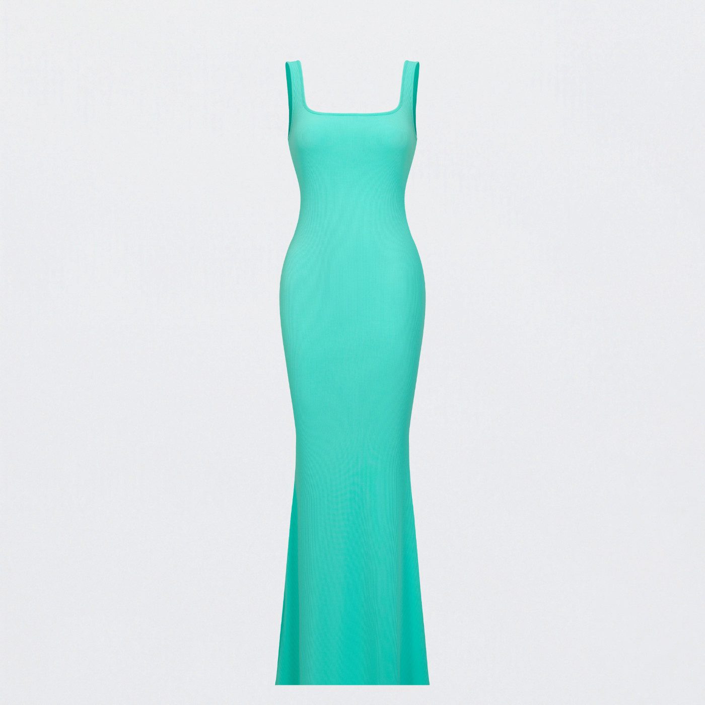 Creamy Fabrics Jerseykleid Ribbed Tank Top Maxikleid-Mint-S (1-tlg) günstig online kaufen