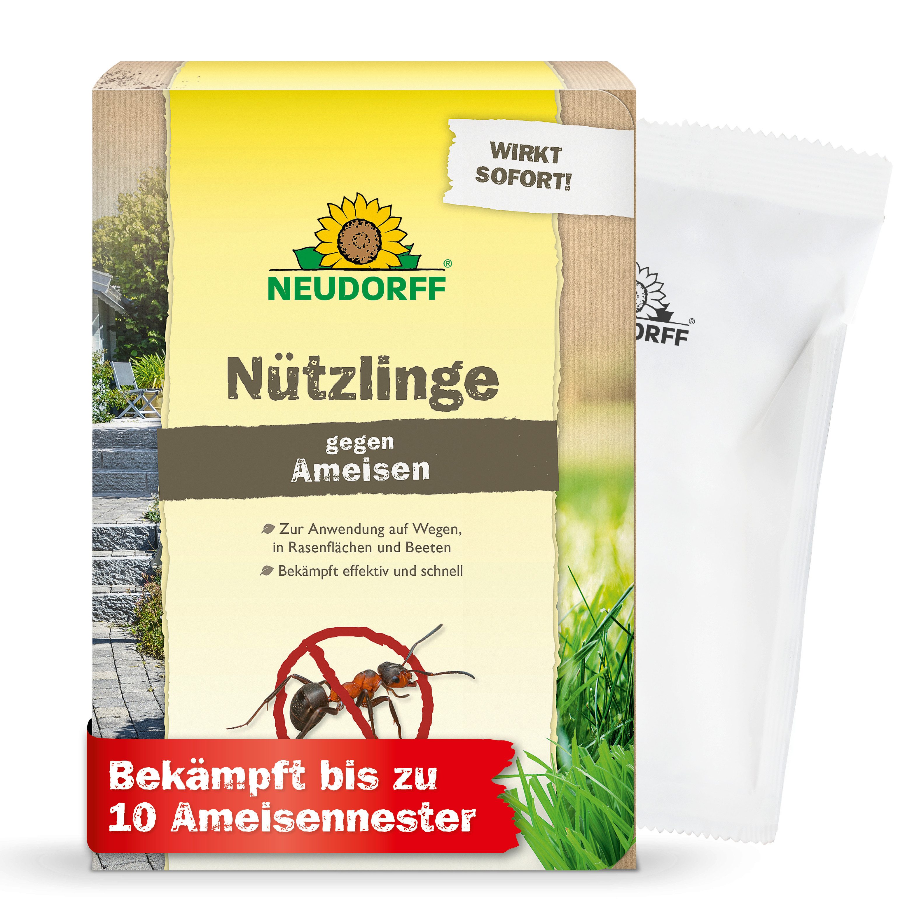 Neudorff Nematoden Nützlinge gegen Ameisen SF-Nematoden, 10 Mio. SF-Nematoden zur gezielten Bekämpfung von Ameisen