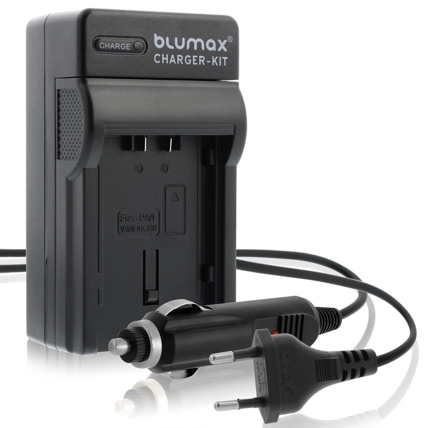 Blumax Ladegerät für Panasonic VW-VBN390 VW-VBN260 VW-VBN130 Kamera-Akku | Kamera-Akkus