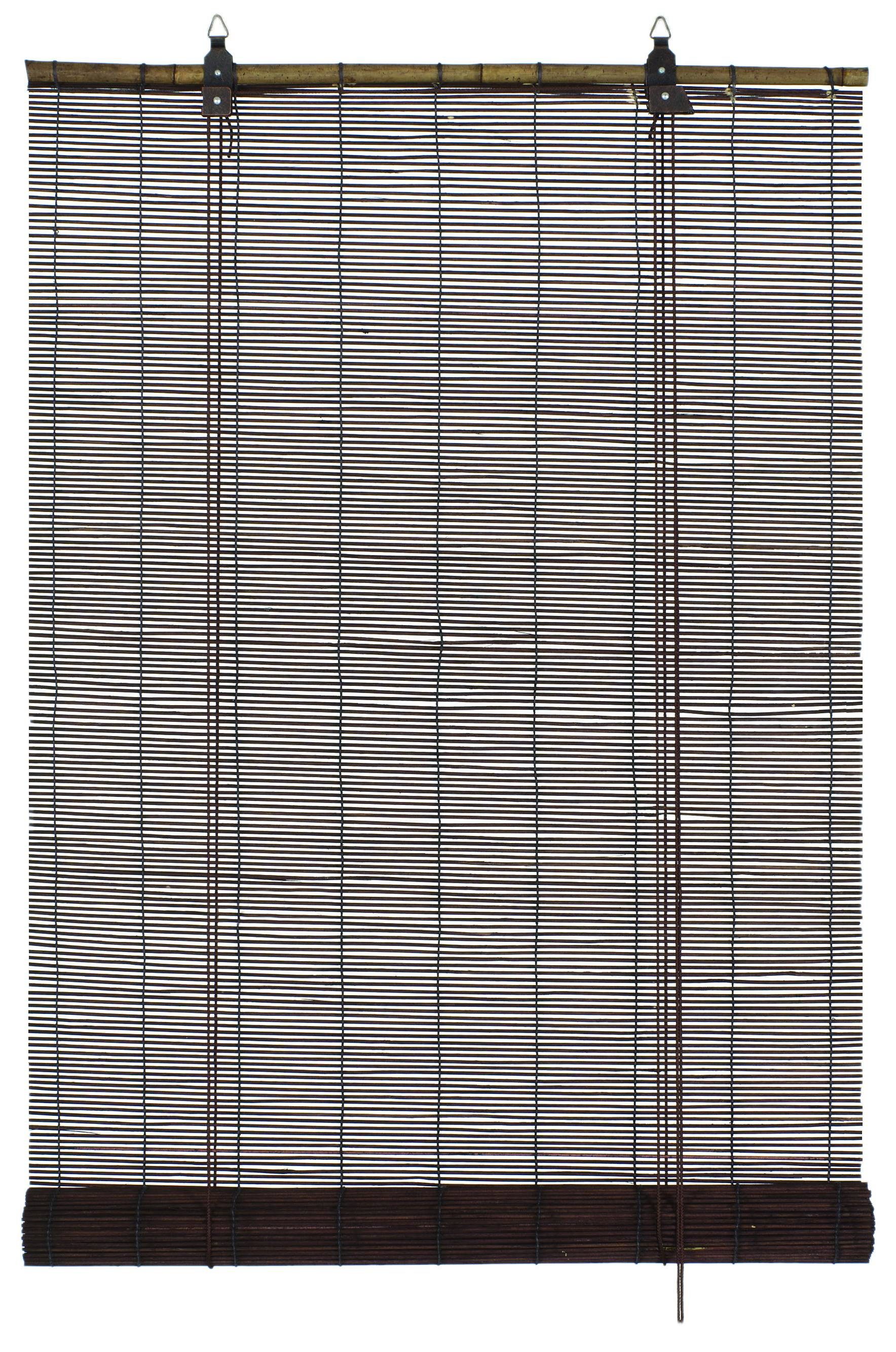 Rollo Gardinia Bambus-Rollo schoko 90 x 220 cm, GARDINIA, Lichtschutz, standard