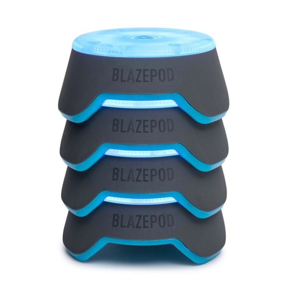 BlazePod Trainingshilfe BlazePod Kit für Reflex-und Reaktionstraining, inkl. Case & Trainings-App