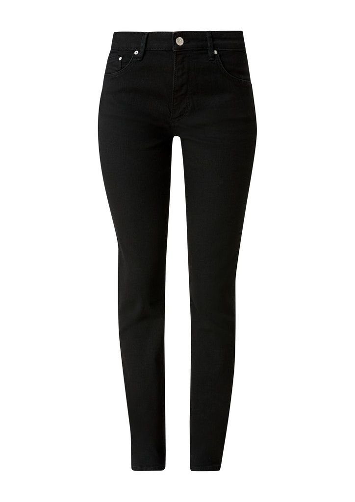 s.Oliver 5-Pocket-Jeans schwarz