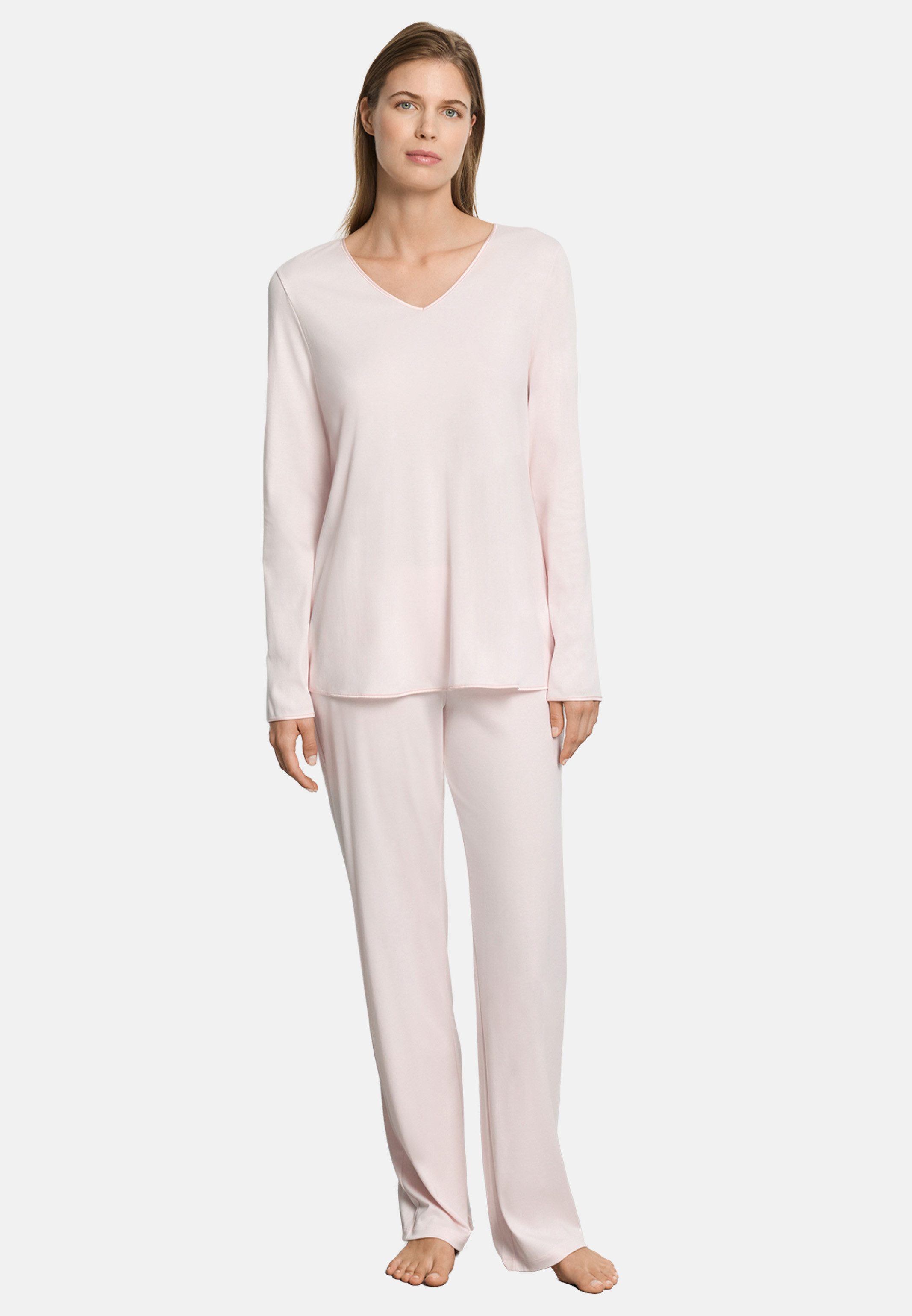 Hanro Pyjama Cotton Silk (Set, 2 tlg) Schlafanzug - Baumwolle - Atmungsakti günstig online kaufen