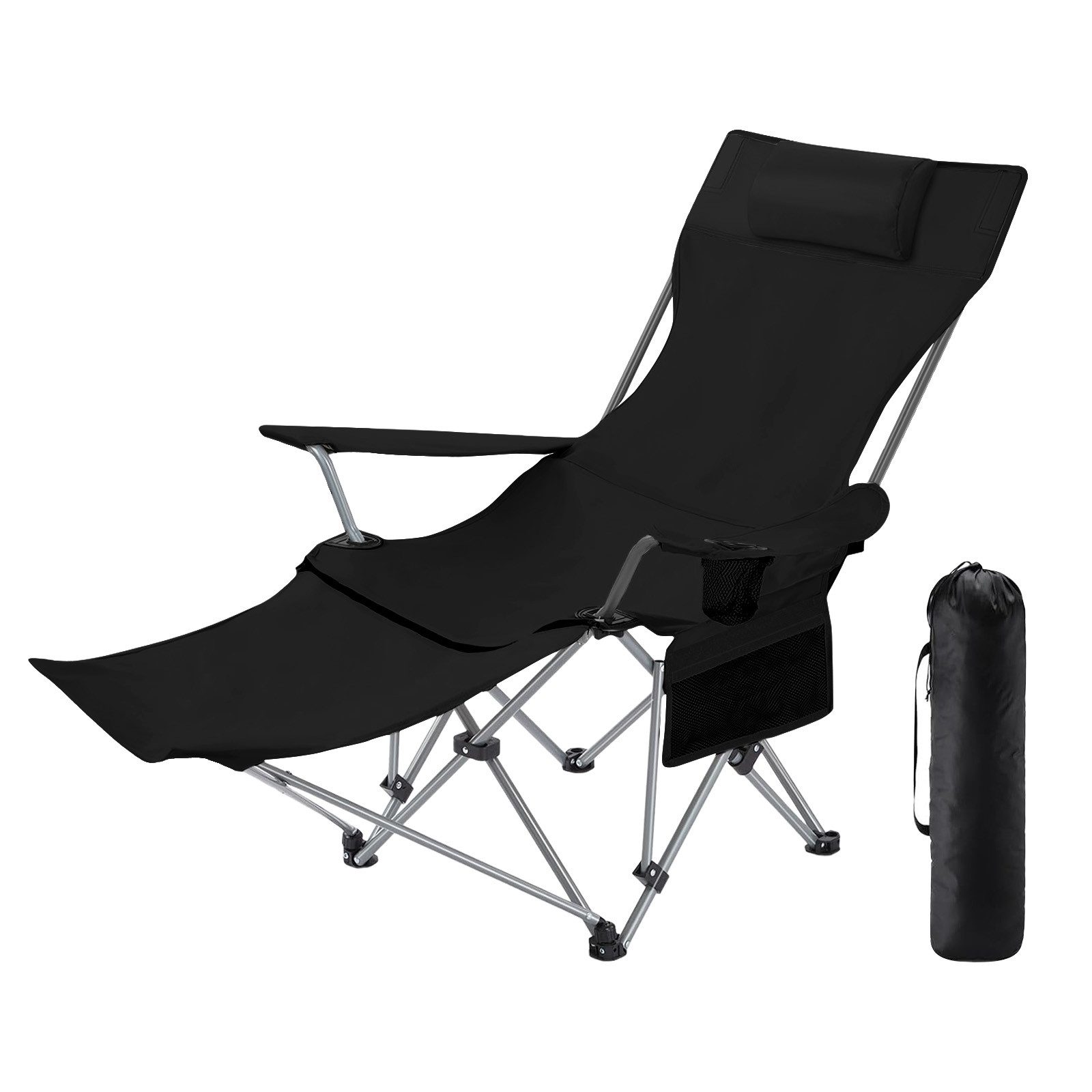 OKWISH Campingstuhl Faltbar Anglerstuhl Klappstuhl mit verstellbarer Rücken günstig online kaufen