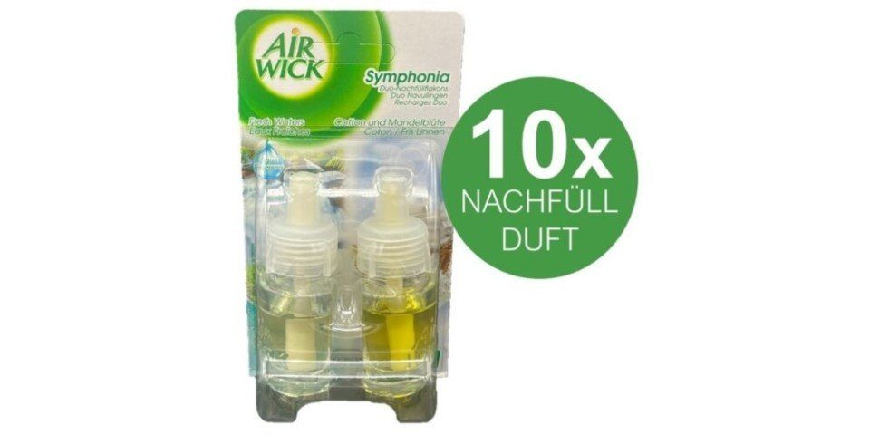 Air Wick Raumduft-Nachfüllflasche Freesia & Jasmin Für Automatische  Duftspender 250ml (6 St), Ein Nachfüller hält bis zu 70 Tage