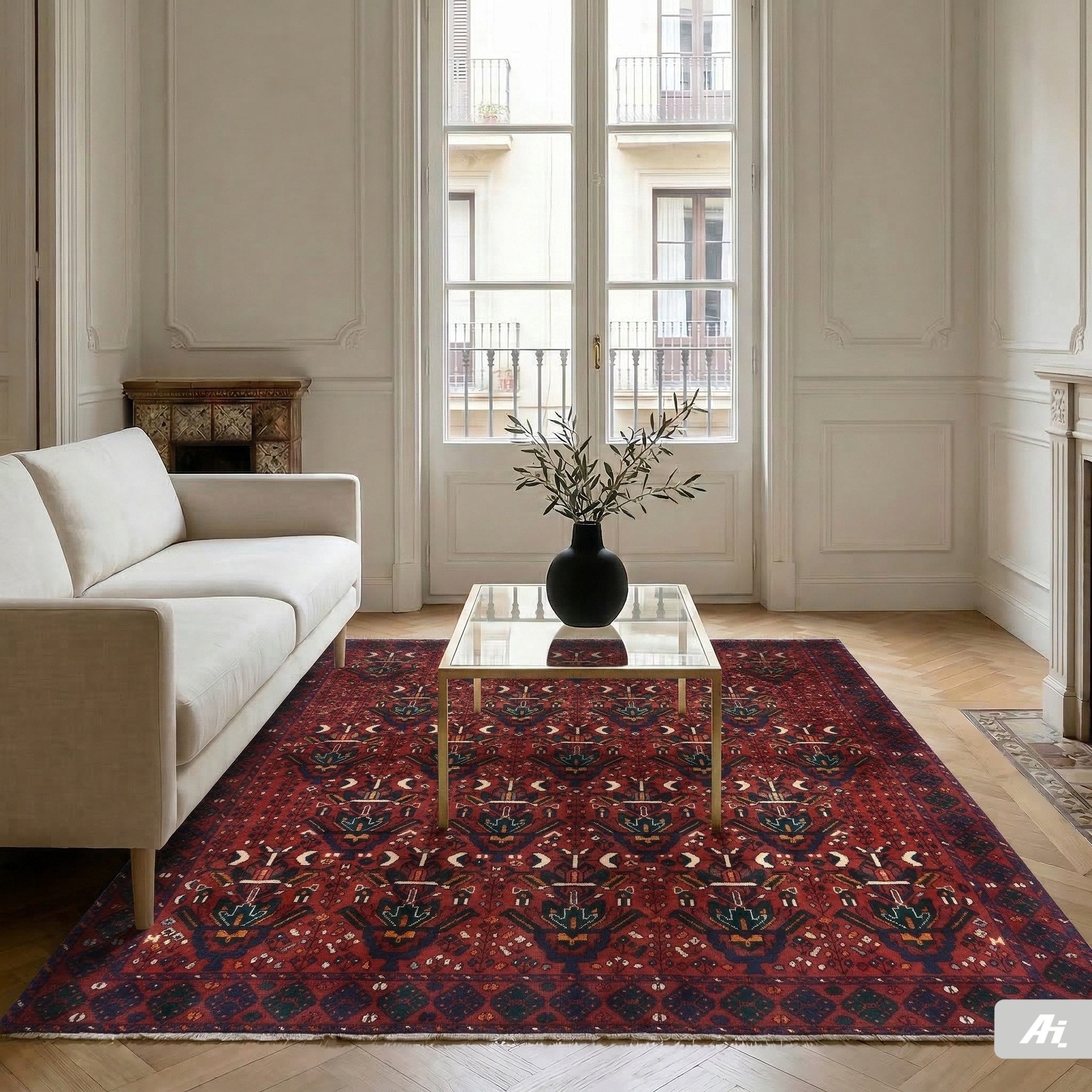 Carpet Avenue Teppich Afshar 228x170, Rechteck, Höhe: 9 mm
