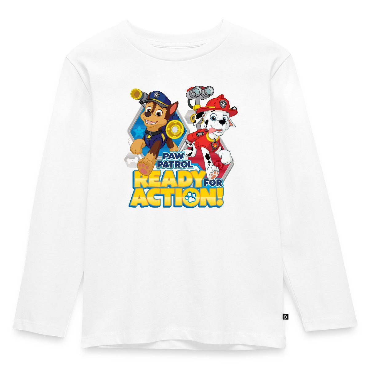 T-Shirt Paw Patrol Pawfect Teamwork Chase Marshall Kinder Premium Langarmshirt