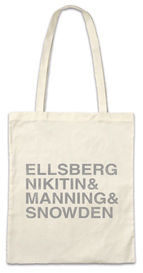Urban Backwoods Beuteltasche Manning & Snowden Stofftasche Ellsberg Nikitin Whistleblower Anonymous (1-tlg), Guy Fawkes Nerd Geek