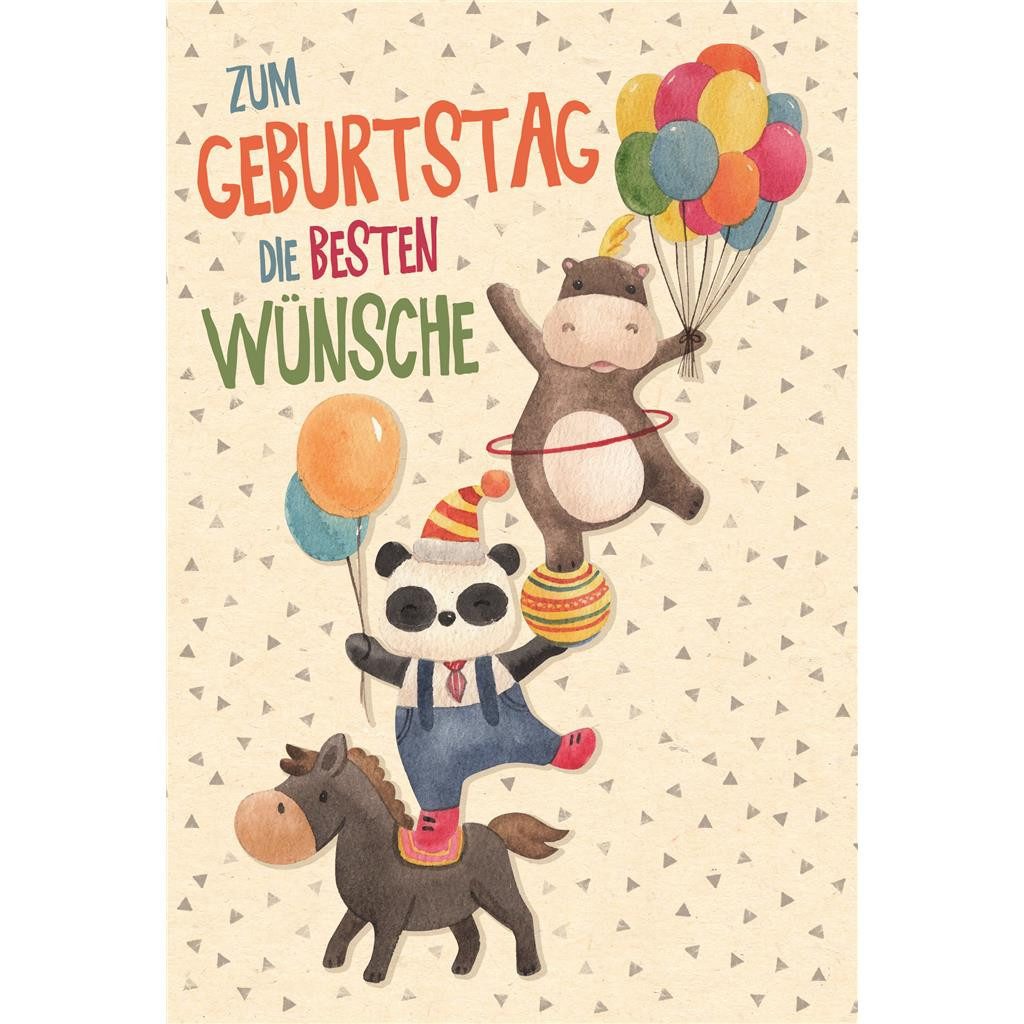 Grußkarten Geburtstag Karte mit Umschlag folienfrei unverpackt Greenline