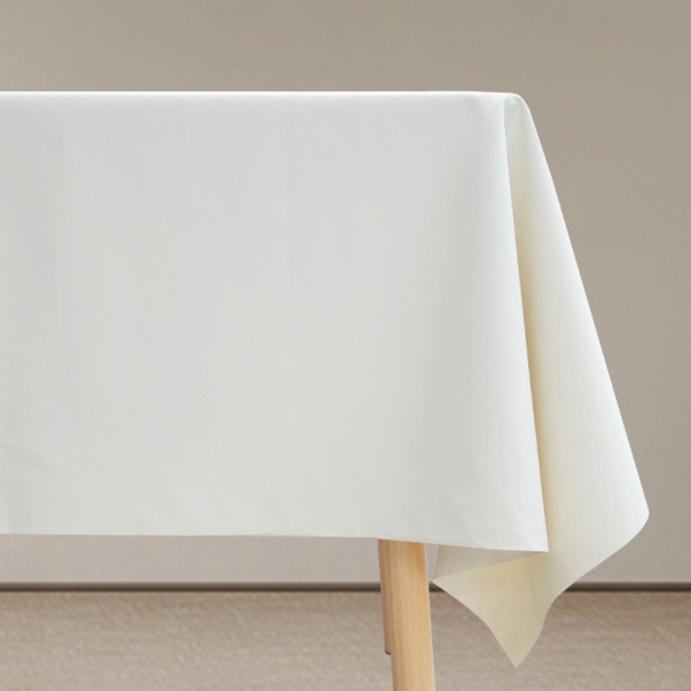 Tischdecke Weiß 20x180cm Tischdecke Wasserabweisend FELIXLEO Tischwäsche