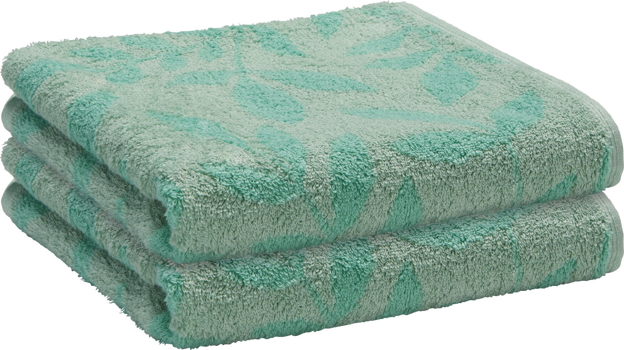 Erwin Müller Handtuch Set Handtuch "Kronau" 2er-Pack, Frottier/Jacquard, Walk-Frottier gemustert