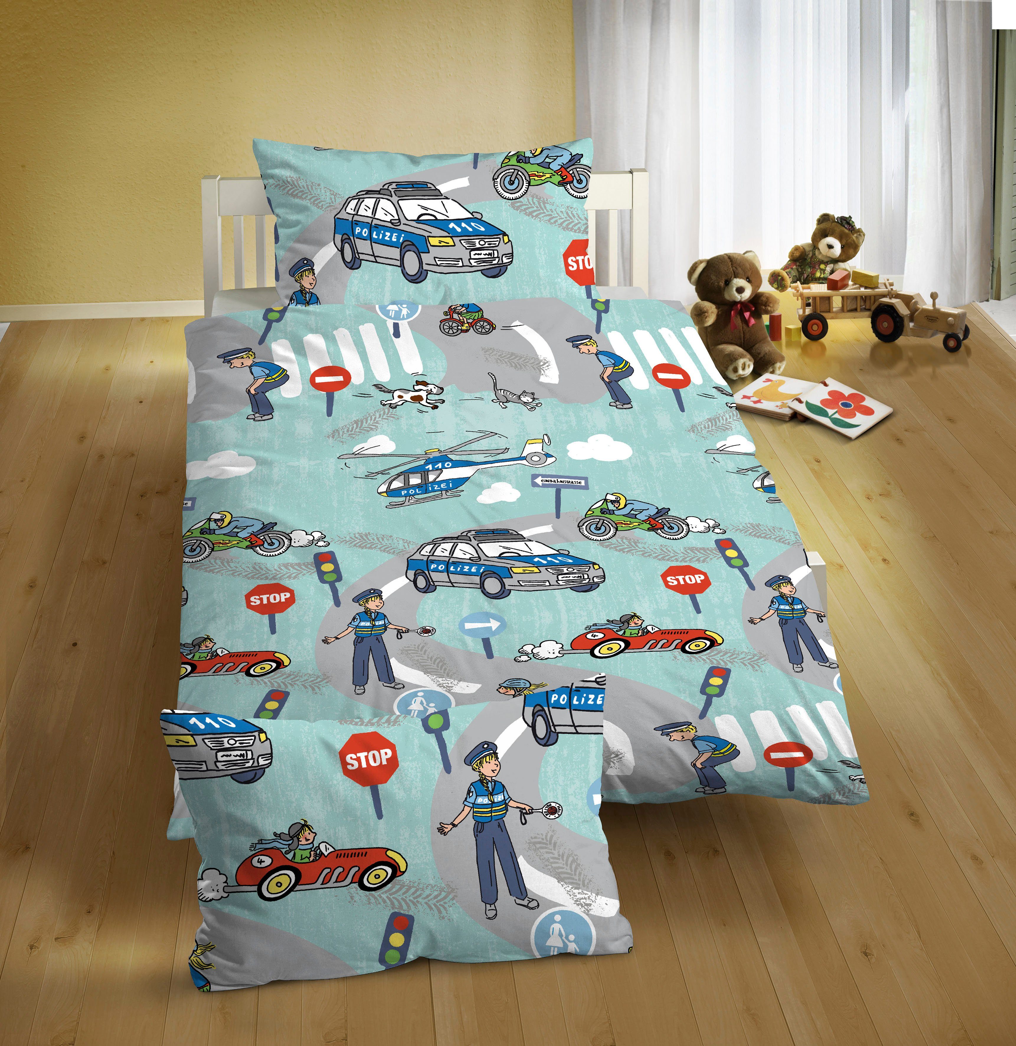 Biberna Kinderbettwäsche Ela in Gr. 100x135 günstig online kaufen