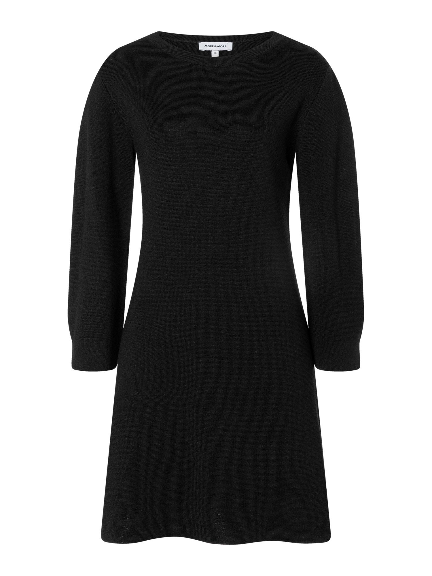 MORE&MORE A-Linien-Kleid softes, feminines Strickkleid