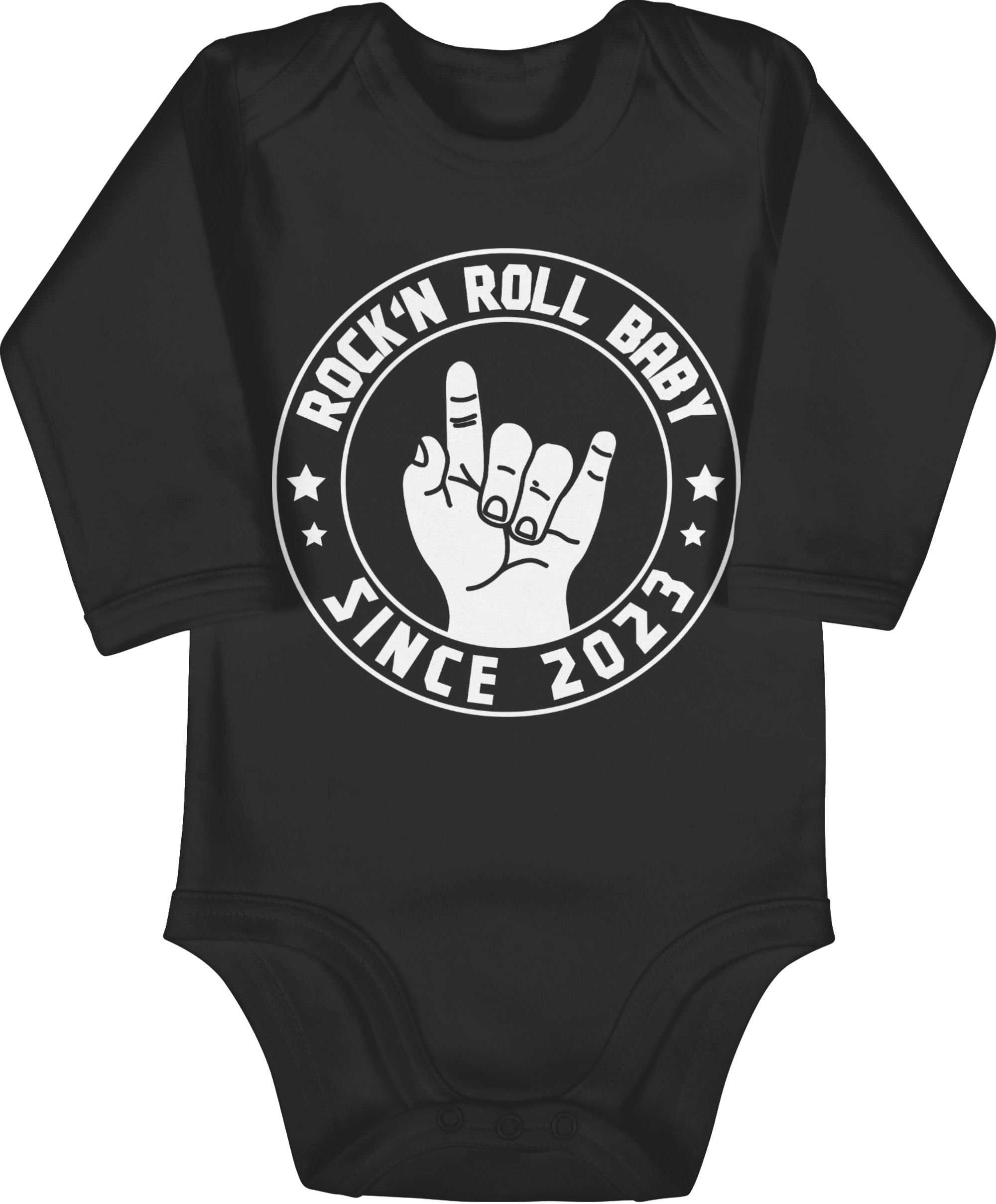 Shirtracer Shirtbody »Rock'n Roll Baby since 2023 Statement Sprüche