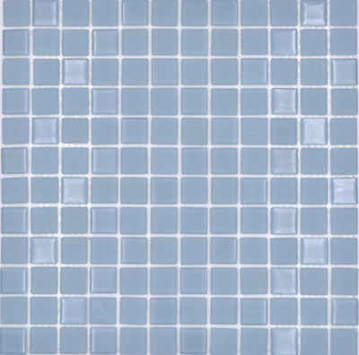 Mosani Glas Wandfliese 10 Stk. Selbstklebende Mosaikfliesen Fliesenspiegel Küchenrückwand, Graublau, Improve, 10-teilig, 0,9 m², Spritzwasserbereich geeignet, Küchenrückwand Spritzschutz
