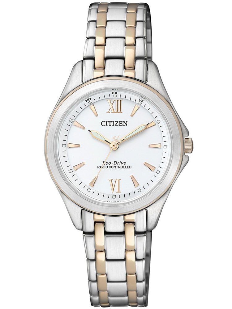 Citizen Quarzuhr Citizen ES4024-52A Eco-Drive Damen Funkuhr Saphirglas 29mm  10ATM, ES4024-52A