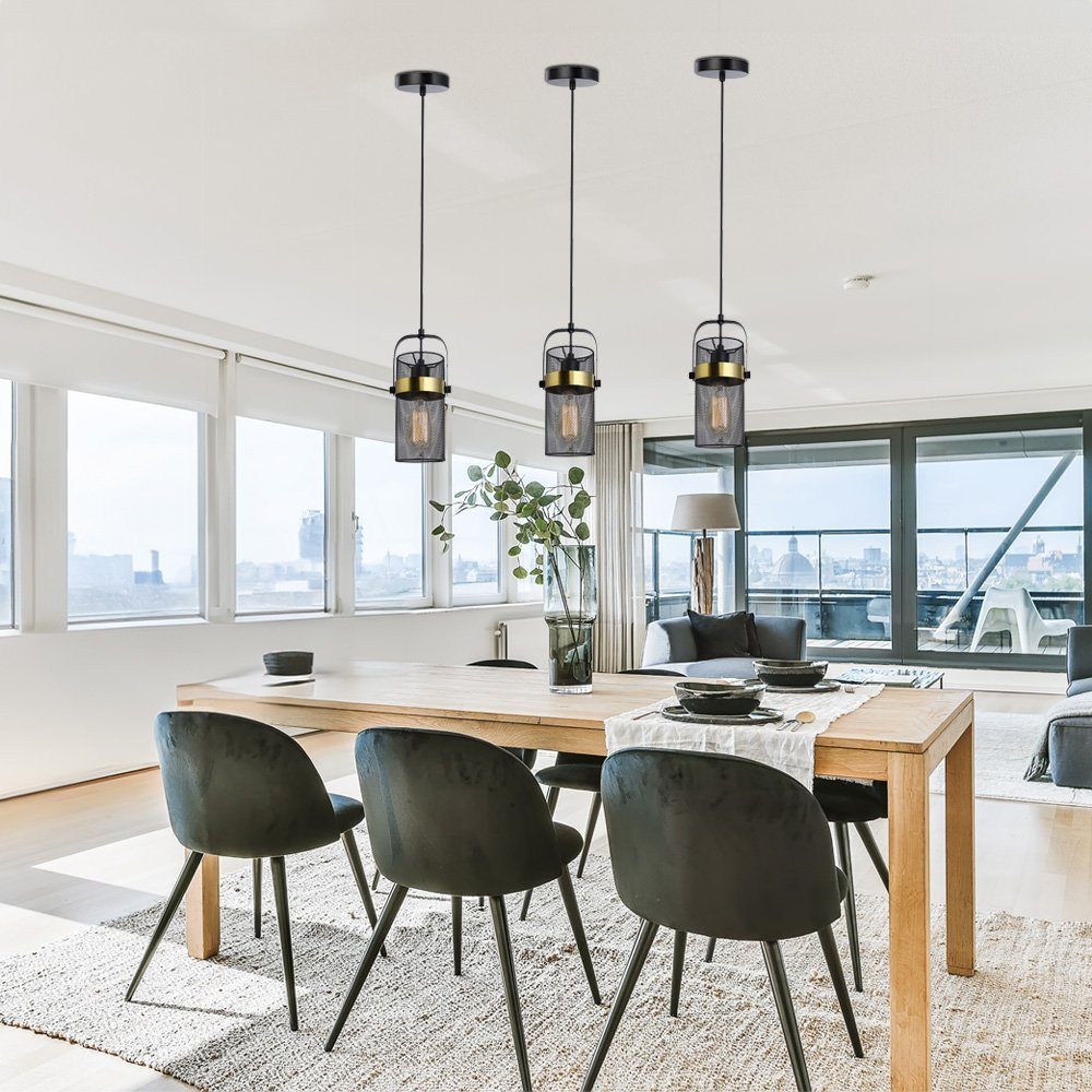 HOME DELUXE Pendelleuchte LUMINOS 153 cm, ohne Leuchtmittel, Blendfreies Licht
