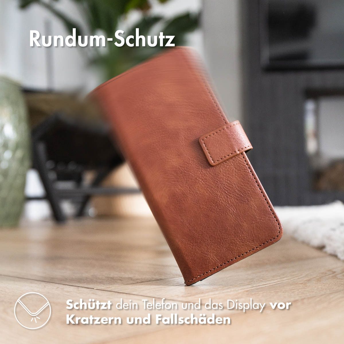 imoshion Smartphone-Mappe imoshion Luxuriöse Klapphülle Fairphone 6 / 6+ - Braun – Bild 5 von 5