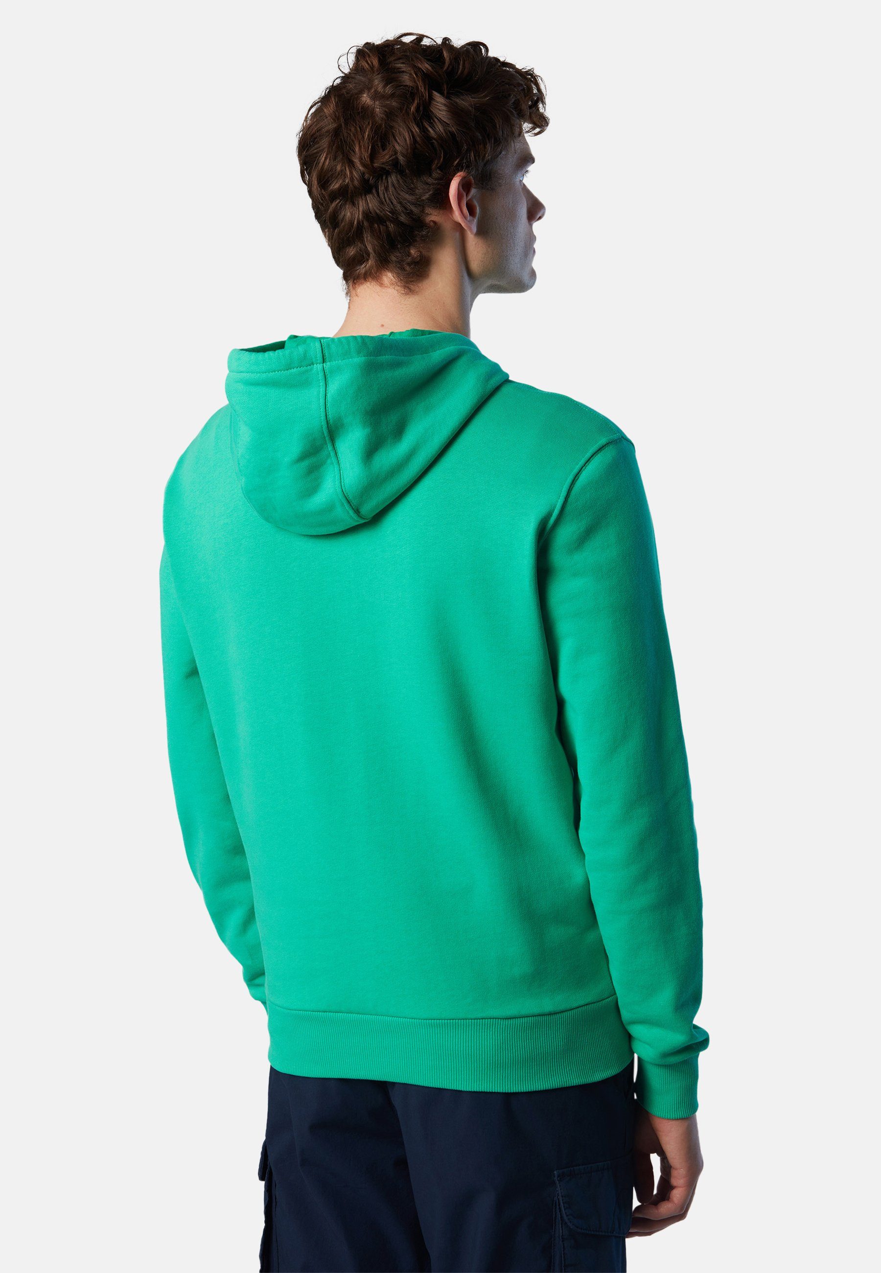 North Maxi-Logo Sails Kapuzensweatshirt mit Kapuze Hoodie mit green