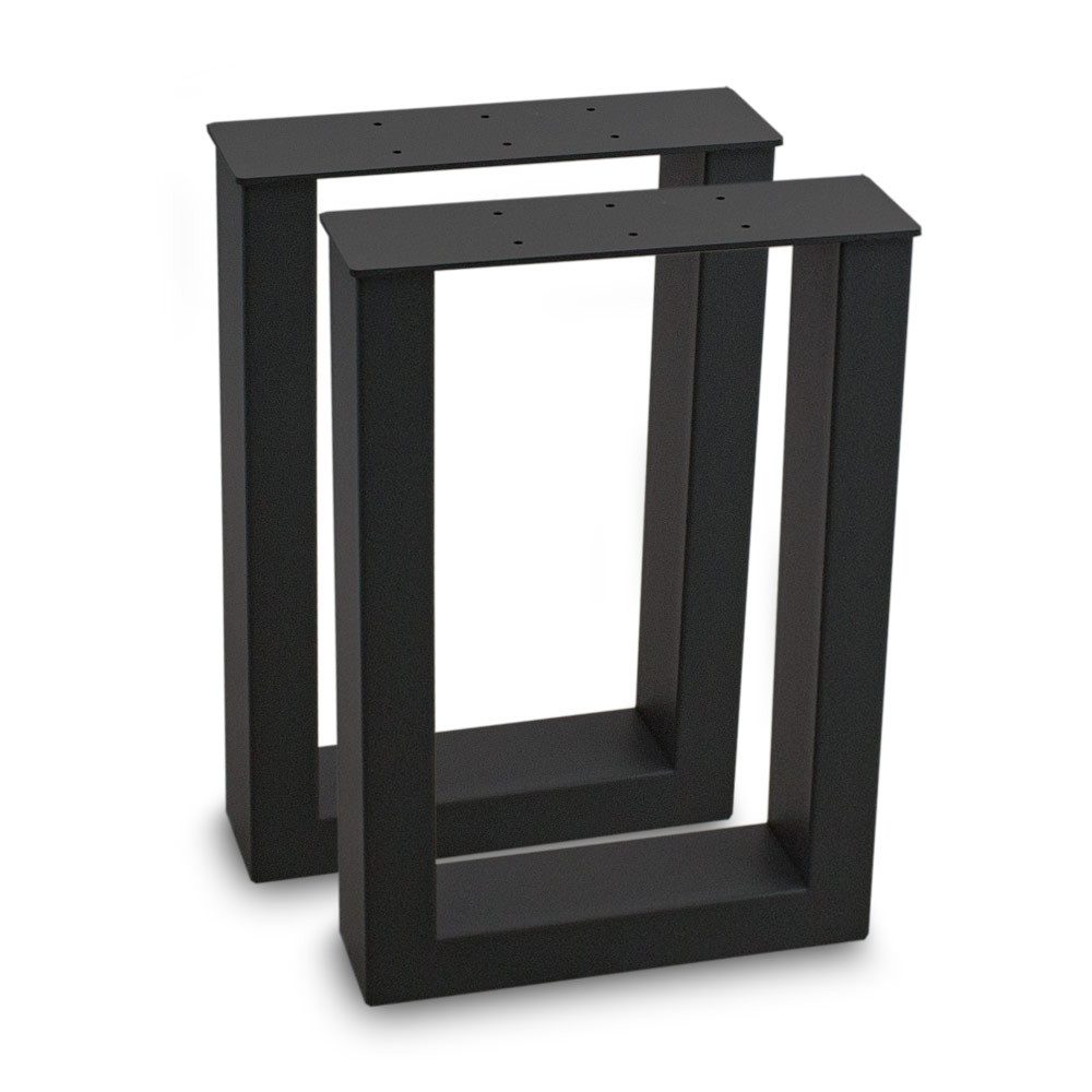 Bituxx Tischbein Tischbeine Stahl 40x43 Schwarz