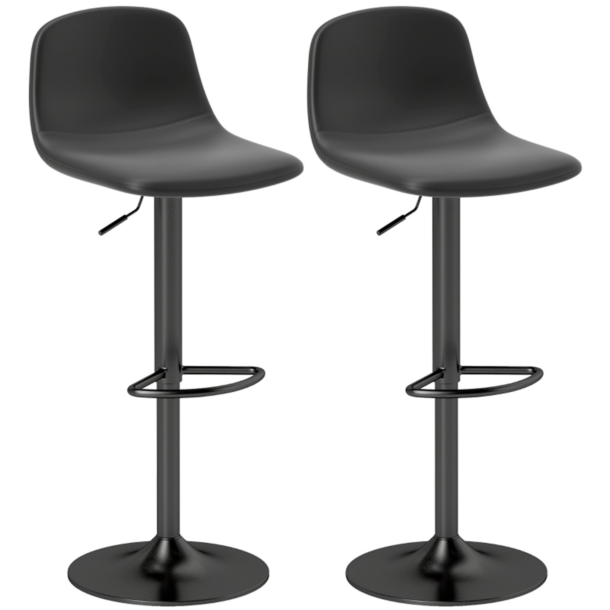 Barhocker 2er Set Höhenverstellbar Drehbar Barstuhl Tresenhocker