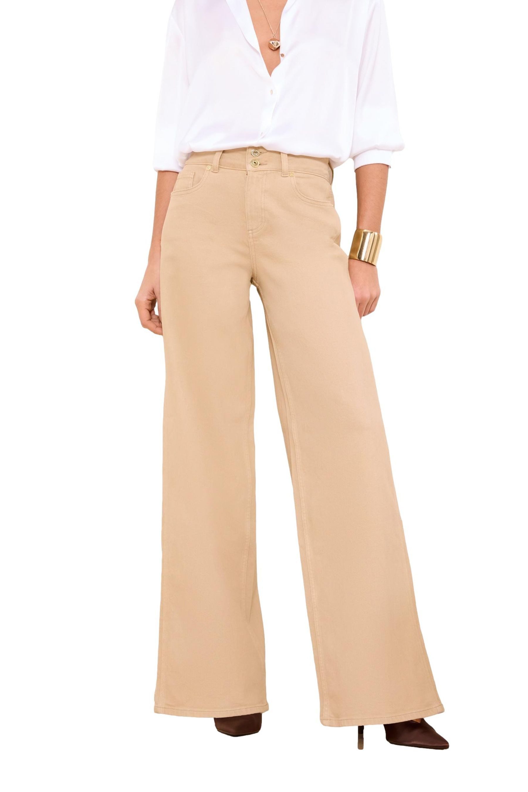 LIPSY Weite Jeans Lipsy Jeans mit ultraweitem Bein, Regular (1-tlg)