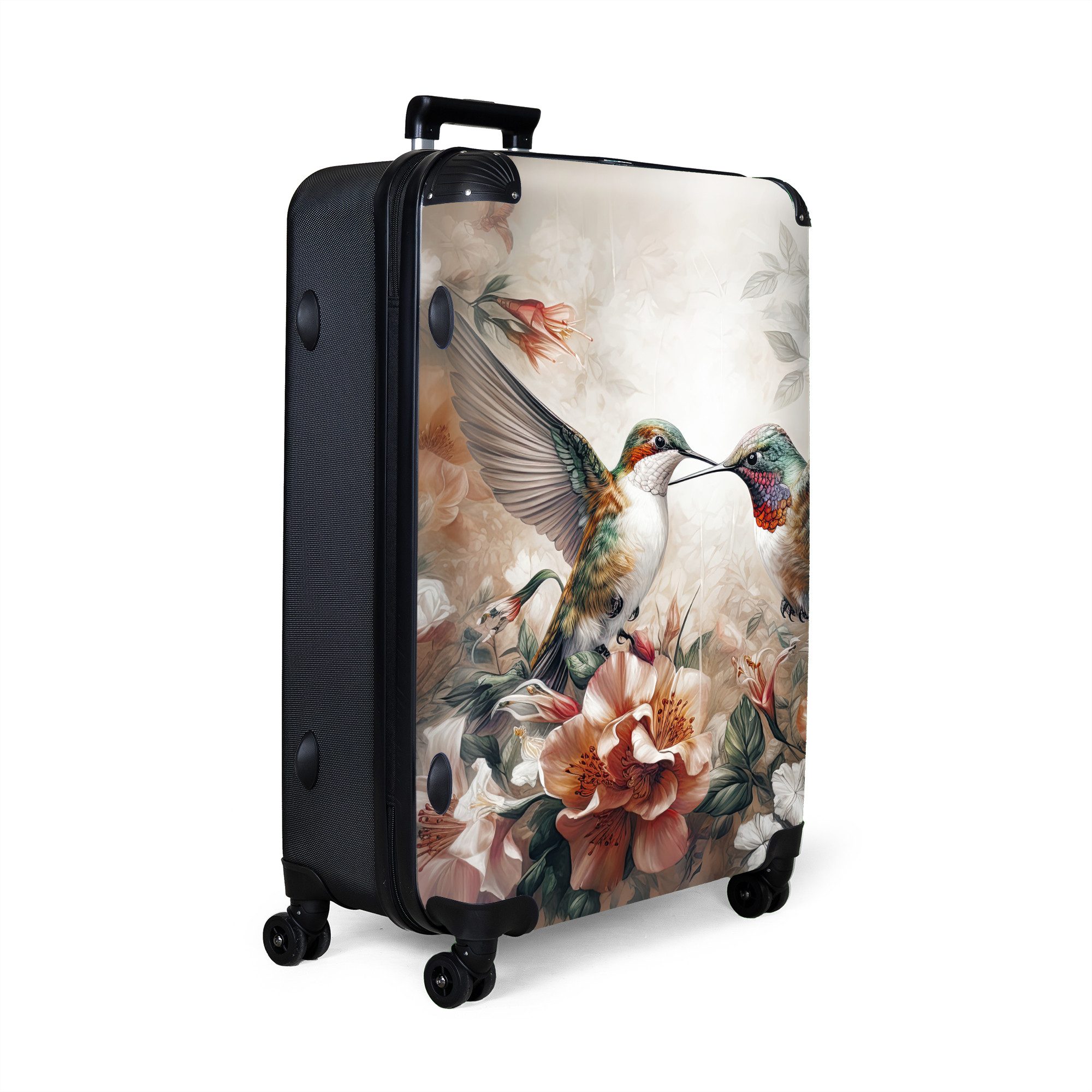 NoBoringSuitcases.com© Hartschalen-Trolley Kolibri - Vögel - günstig online kaufen
