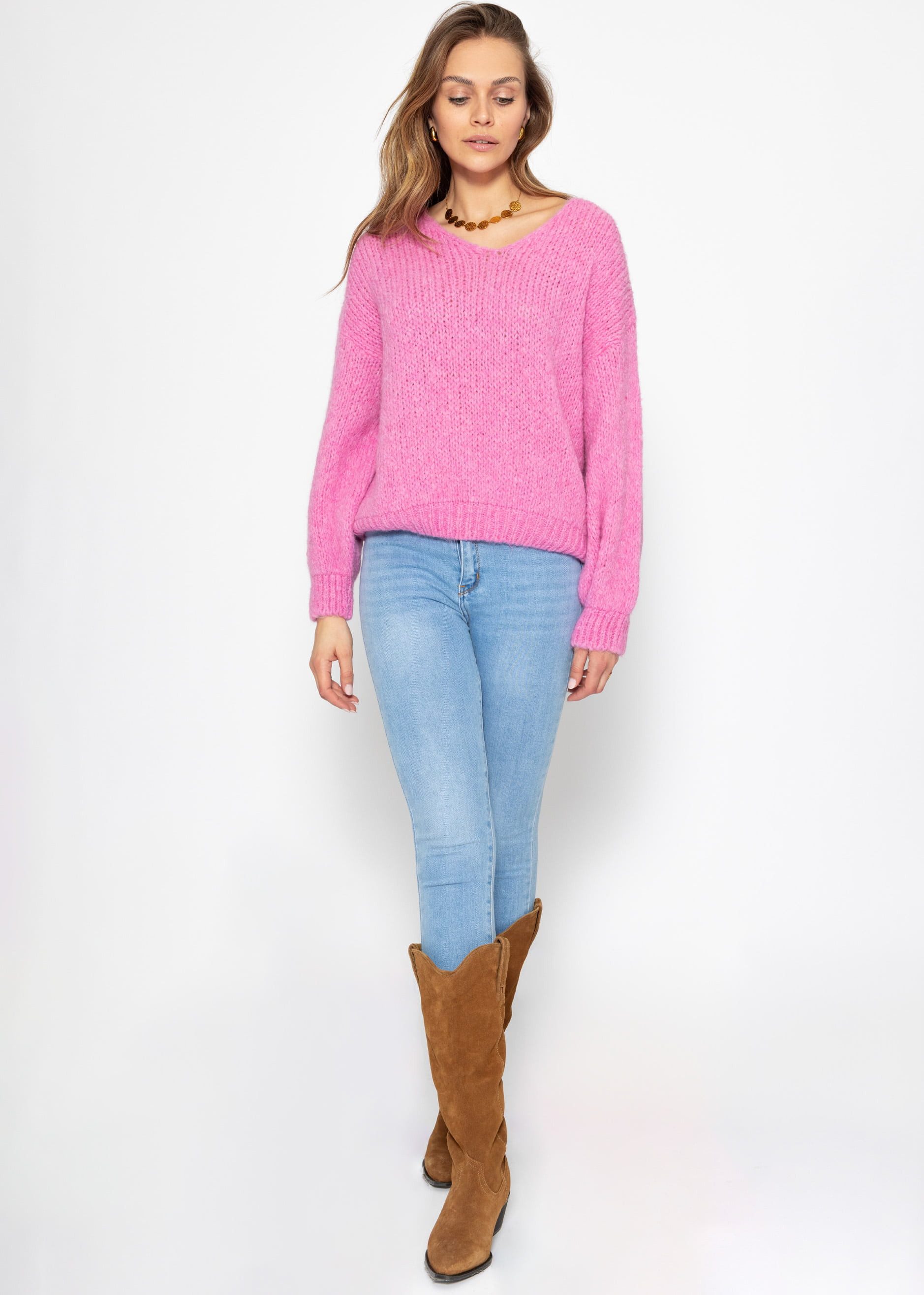 SASSYCLASSY Strickpullover Oversize Pullover Damen mit günstig online kaufen