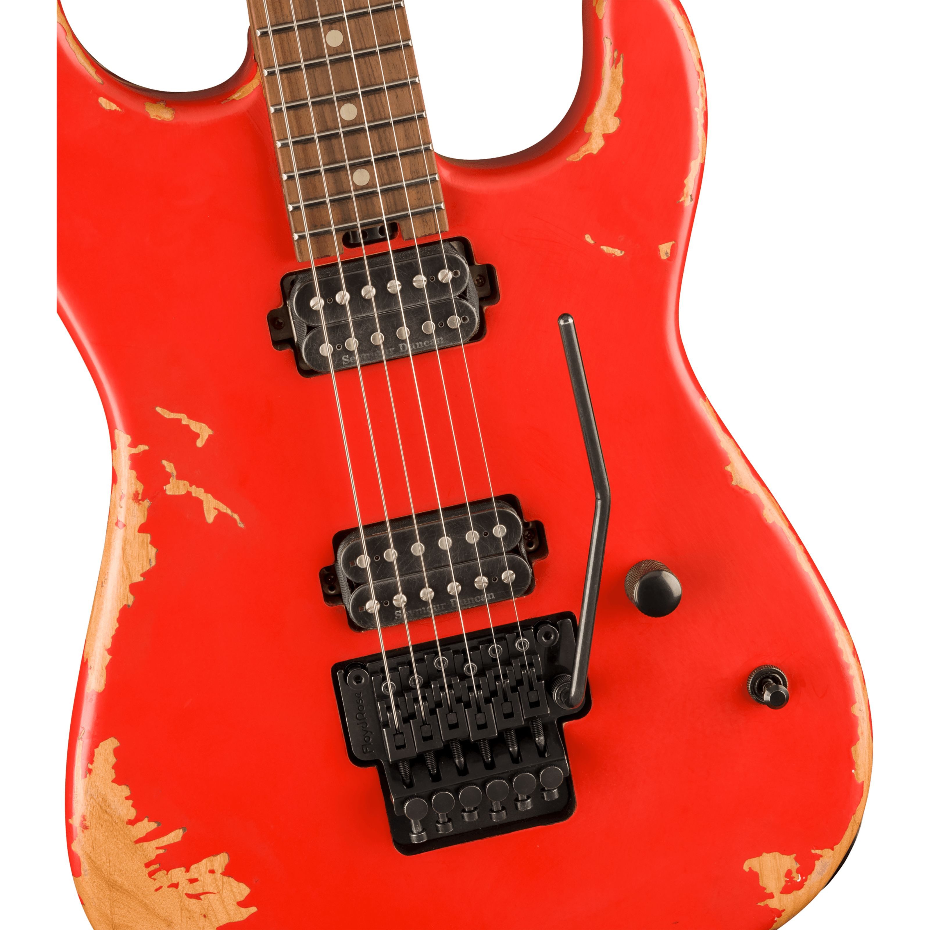 Charvel E-Gitarre, Pro-Mod San Dimas Style 1 HH FR PF Weathered Orange - Electric Guitar, E-Gitarren, ST-Modelle, Pro-Mod Relic San Dimas Style 1 HH FR PF Weathered Orange -