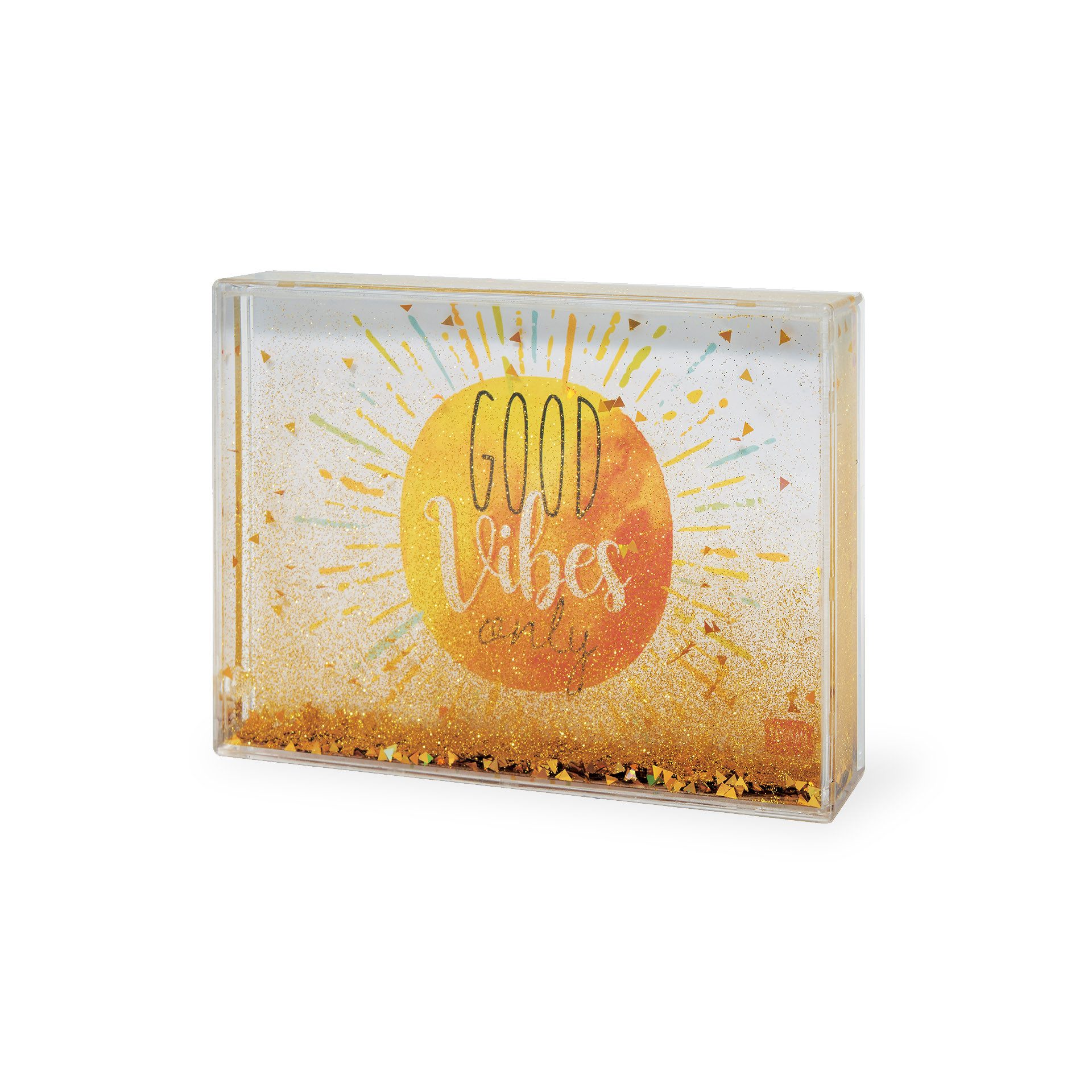 Legami Bilderrahmen-Set Legami Bilderrahmen mit Glitzer Gold Good Vibes