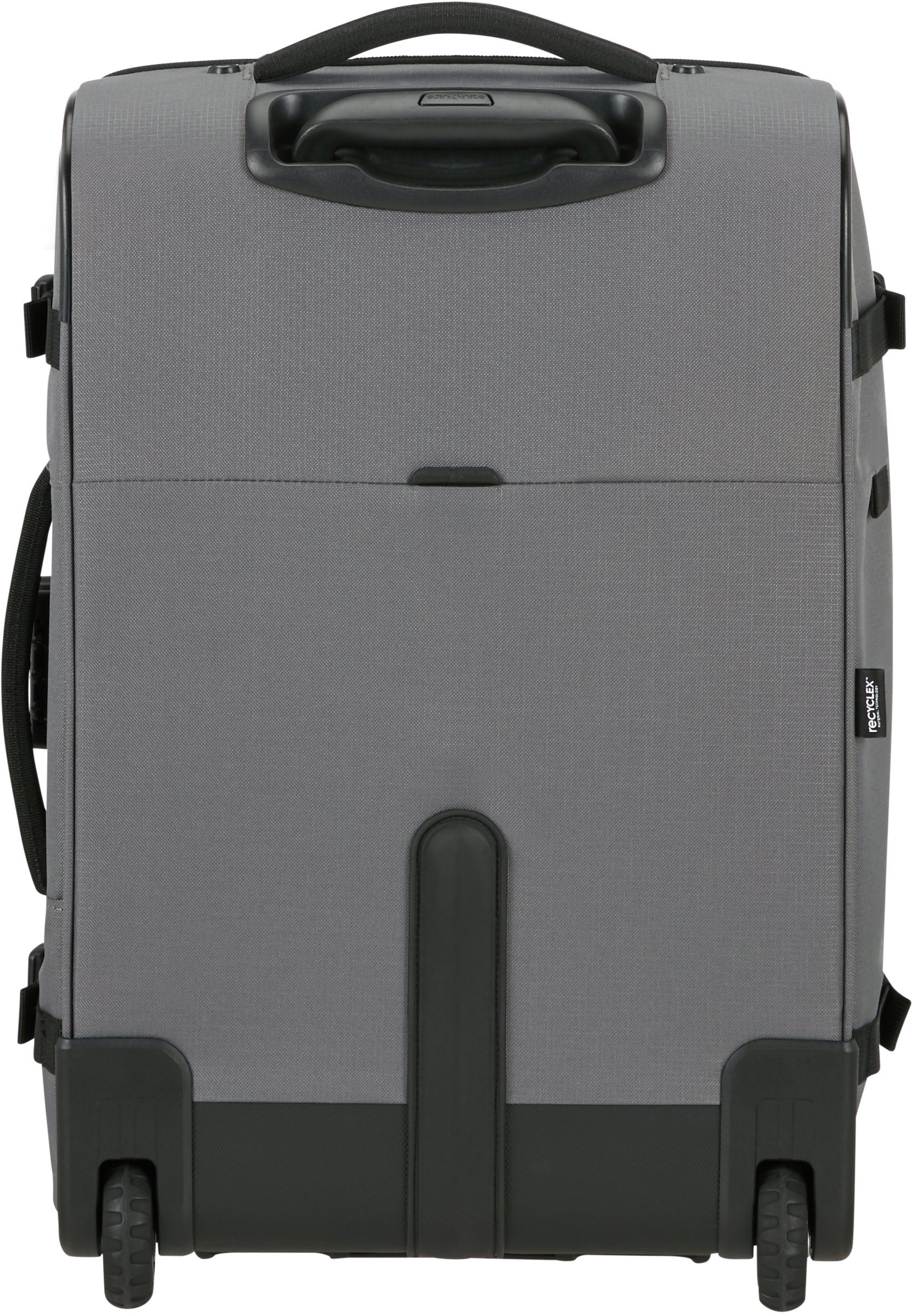 2 recyceltem cm, Drifter teilweise 55 Weichgepäck-Trolley Samsonite Roader, Material Rollen, aus Grey